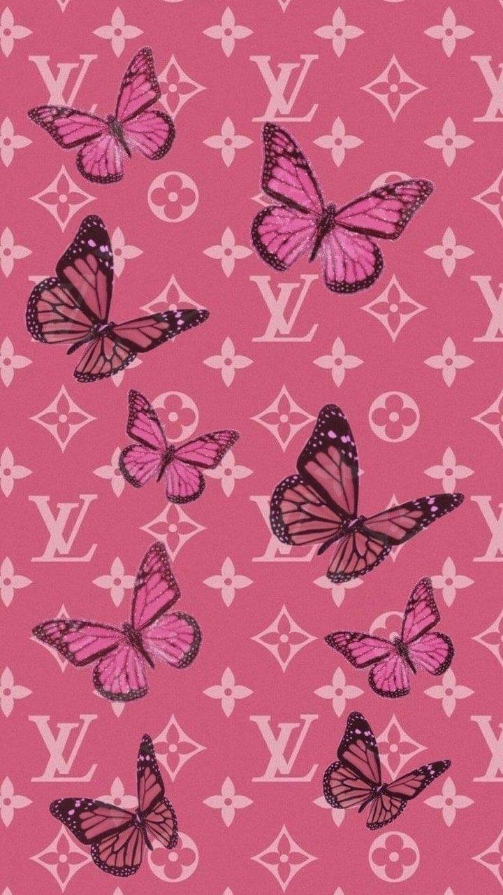 Pastel Pink Louis Vuitton Wallpaper by TeVesMuyNerviosa on