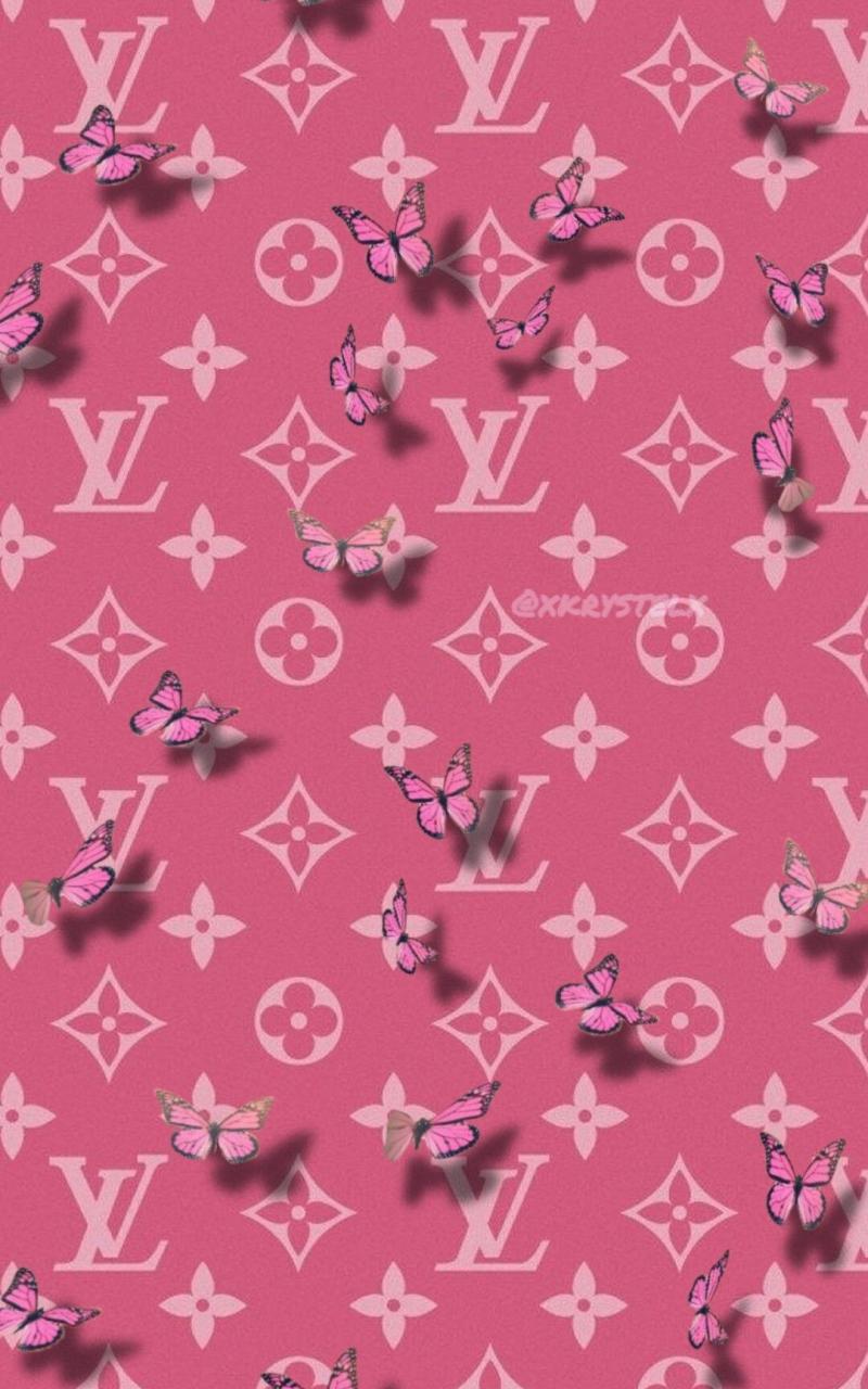 pink #louisvuitton #cutewallpaperbackgrounds  Iphone wallpaper glitter,  Iphone wallpaper hipster, Iphone wallpaper