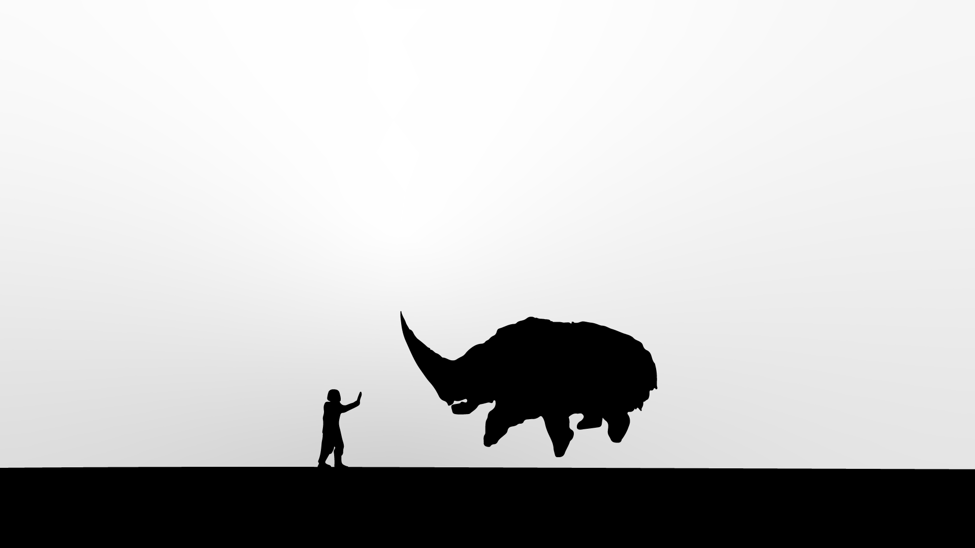 1920x1080 Mandalorian vs Mudhorn pc wallpaper minimalist