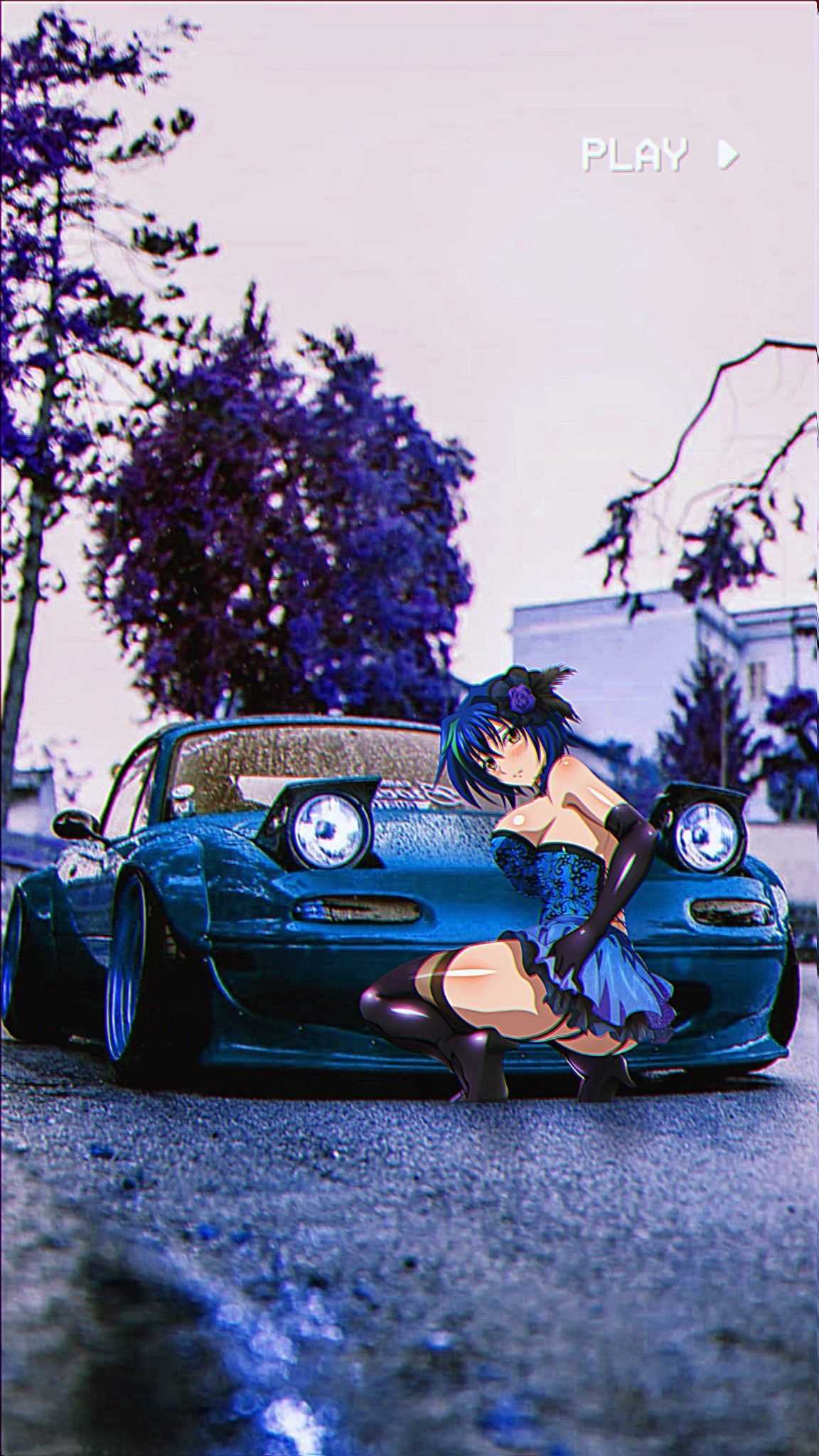 1152x2049 Anime JDM Wallpaper