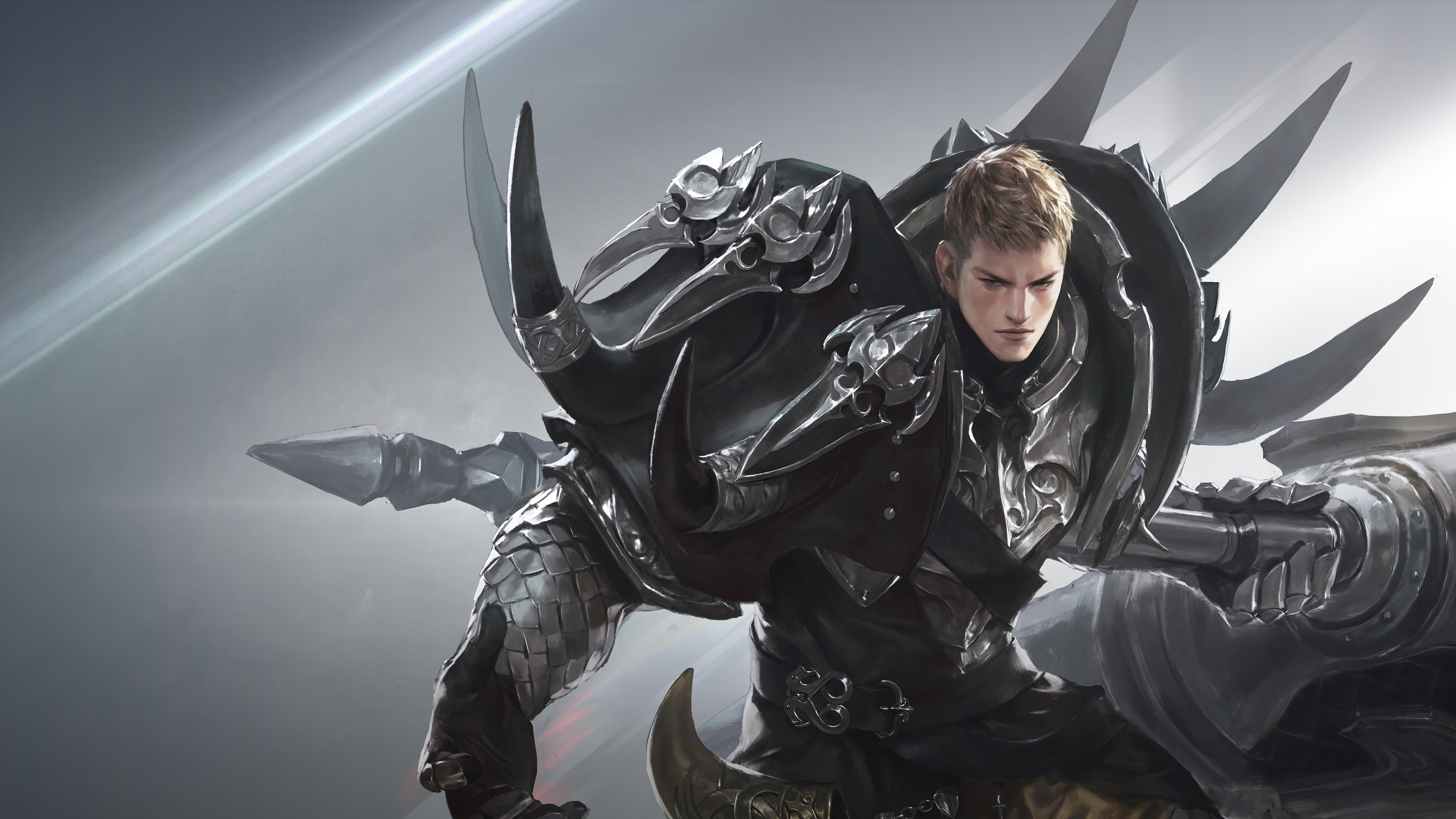 3840x2160 lost ark, mmorpg, game, warrior, destroyer, 4k, pc, wallpaper HD Wallpaper