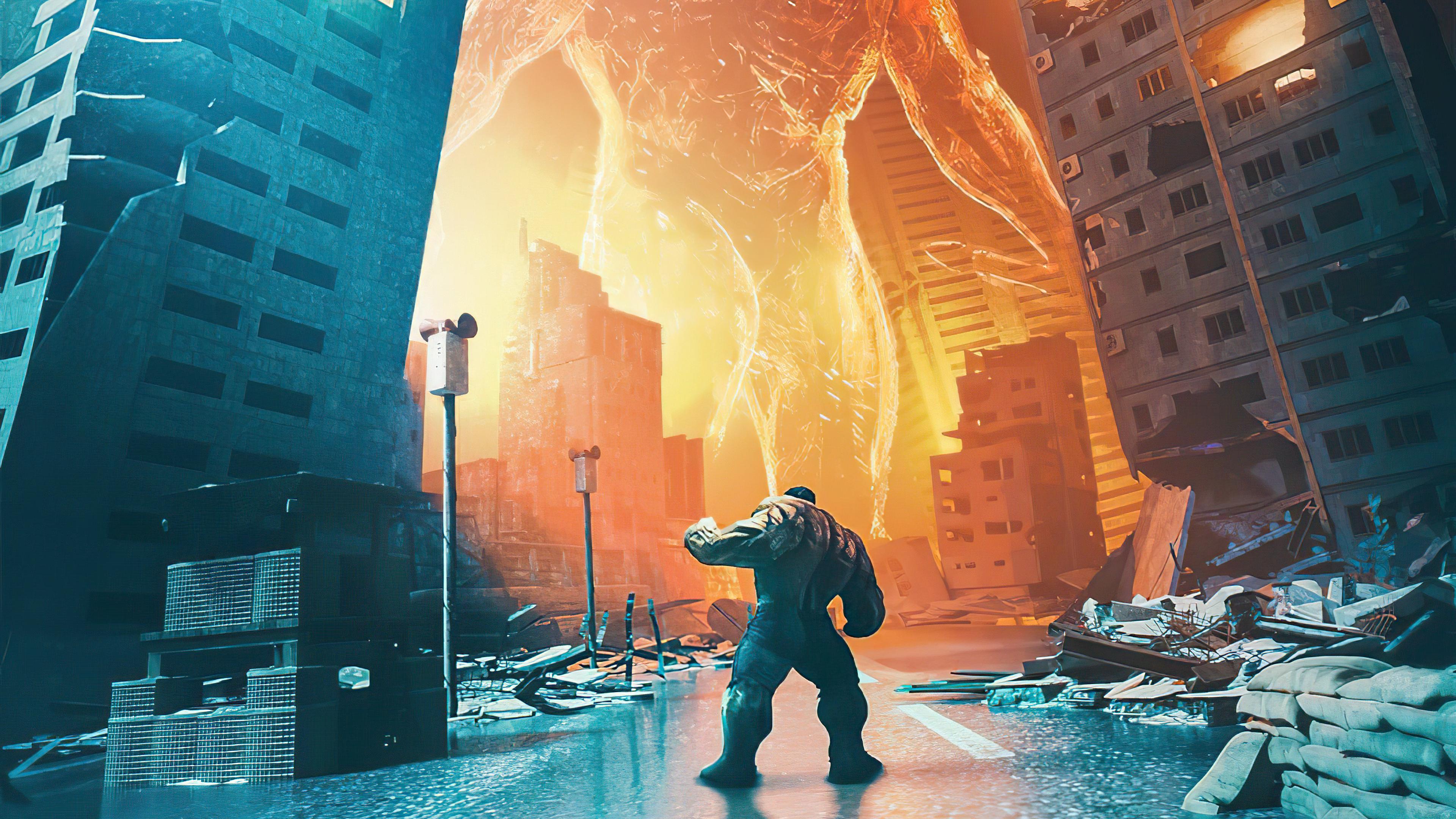 3840x2160 Hulk Vs Surtur 4k Chromebook Pixel HD 4k Wallpaper, Image, Background, Photo and Picture