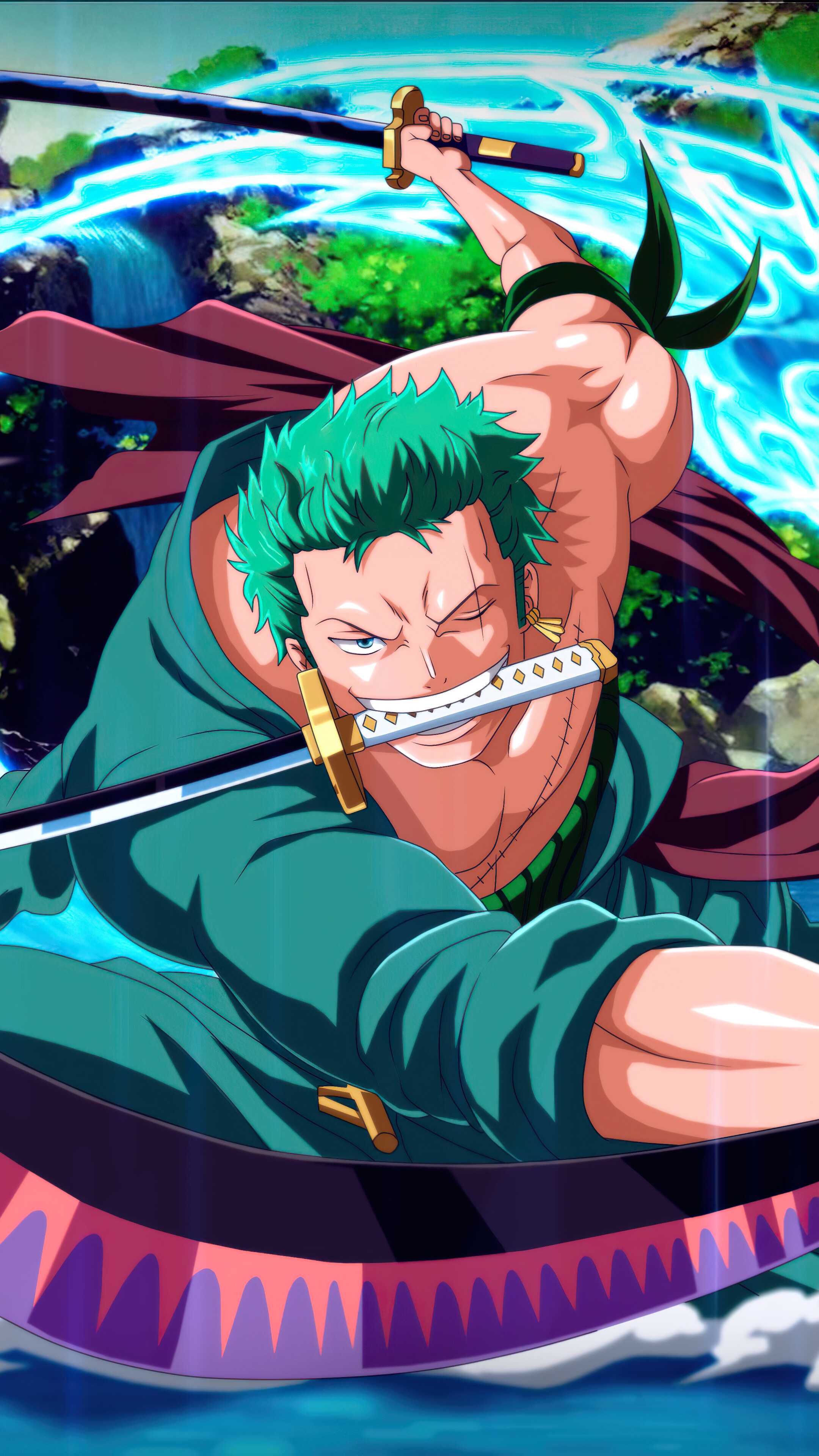 Zoro Katana 3 Sword Style One Piece 4K Wallpaper #6.792