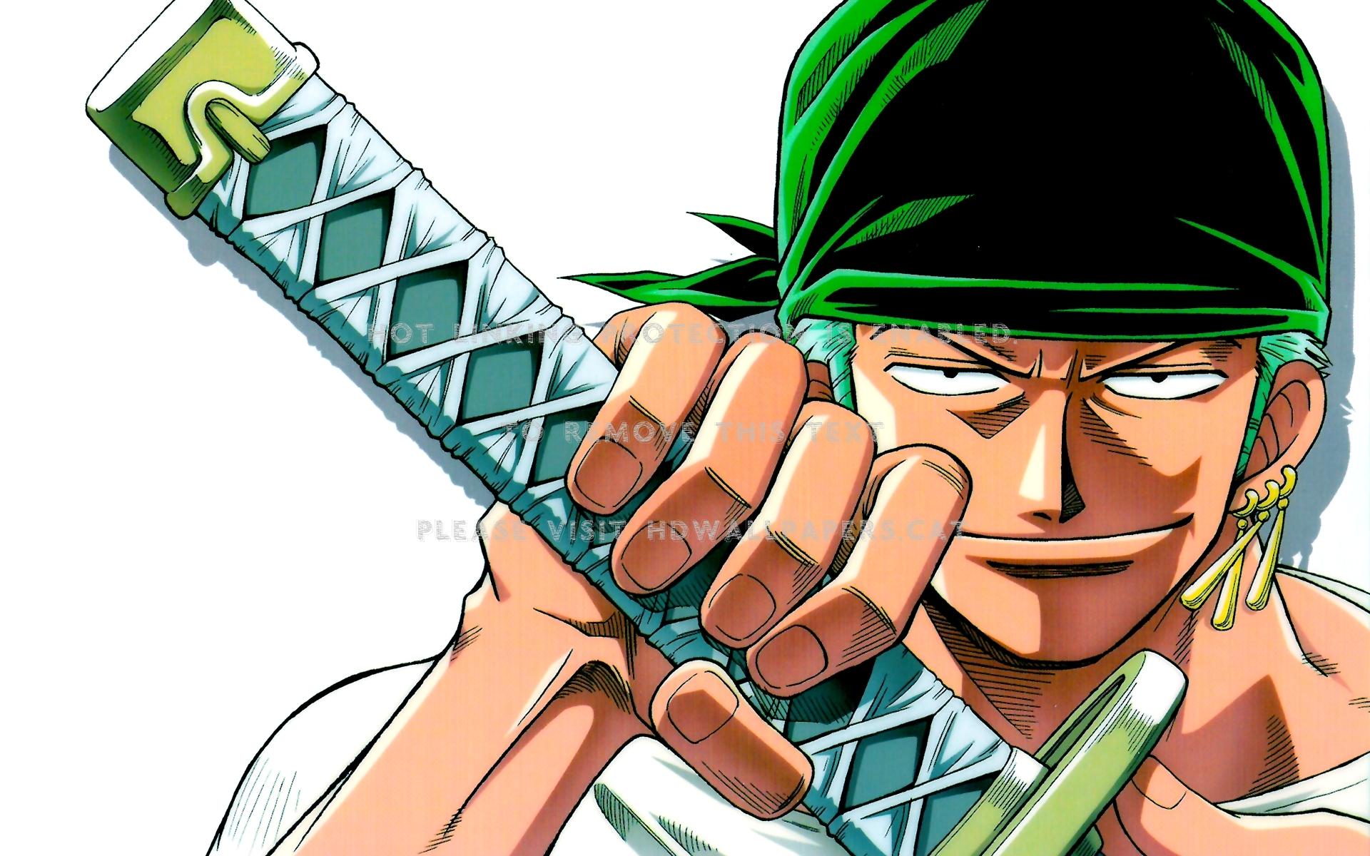 1920x1200 roronoa zoro sword katana man one piece