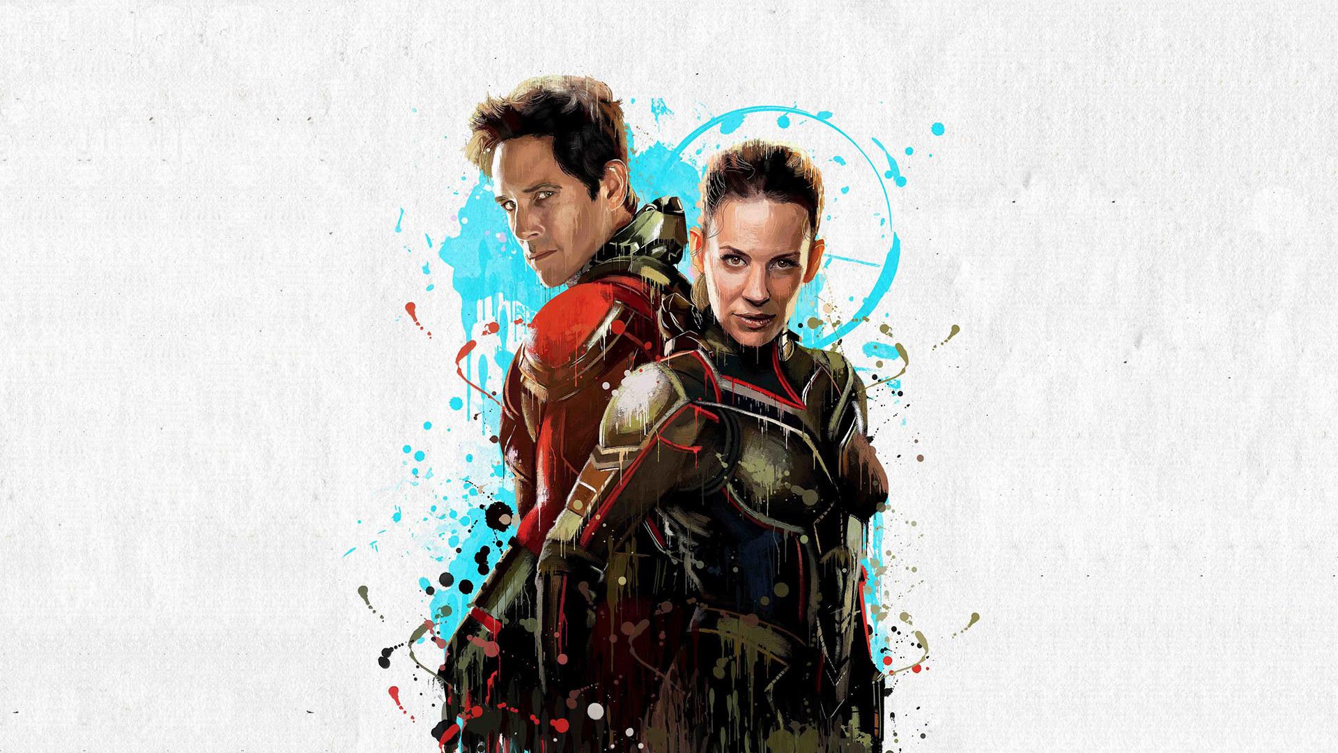1920x1080 Ant Man And The Wasp Splash Art Wallpaper, HD Movies 4K Wallpaper, Image, Photo And Background