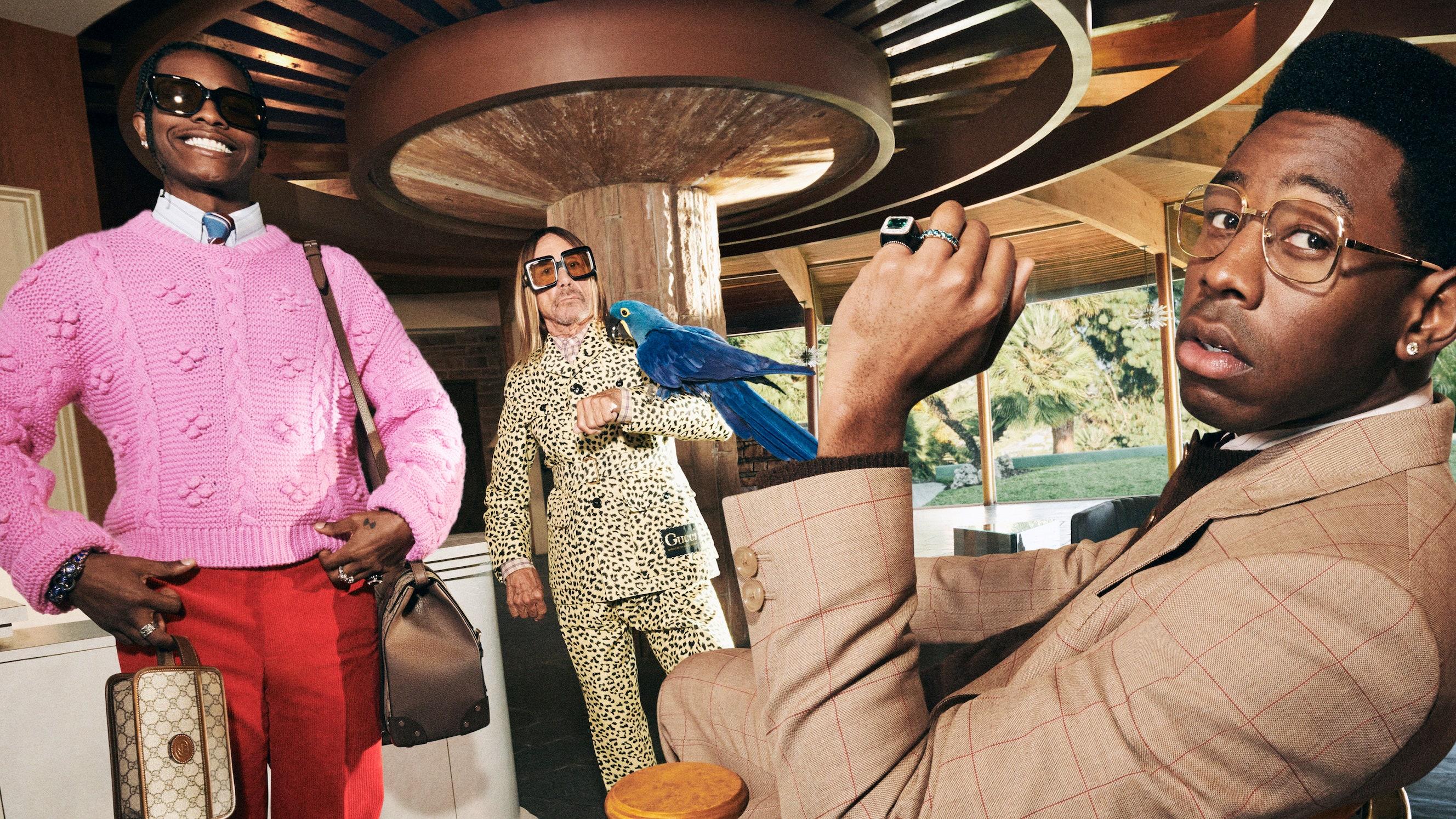 2656x1494 Iggy Pop, A$AP Rocky, and Tyler, the Creator, Star in Gucci Campaign Directed