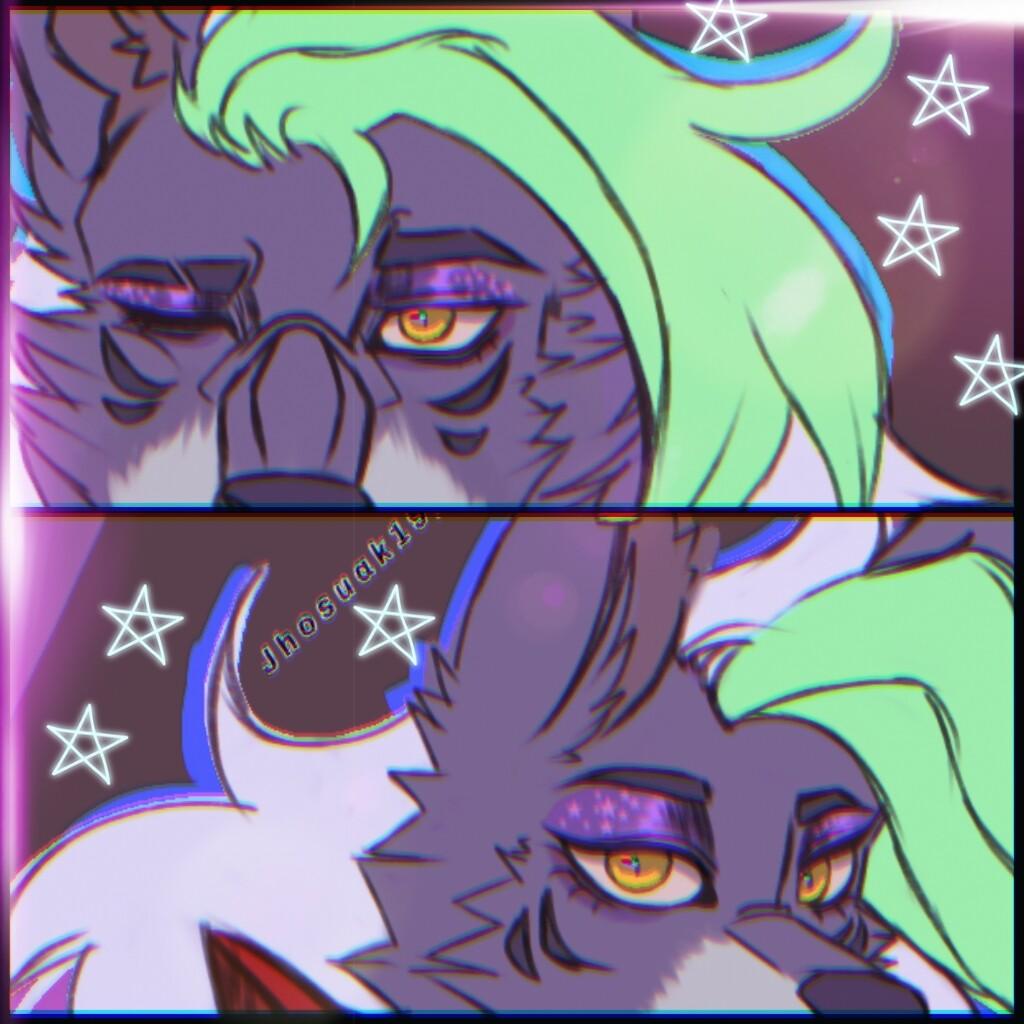 1024x1024 Roxanne Wolf y Rock_ FiveNightsatFreddys Security Breach
