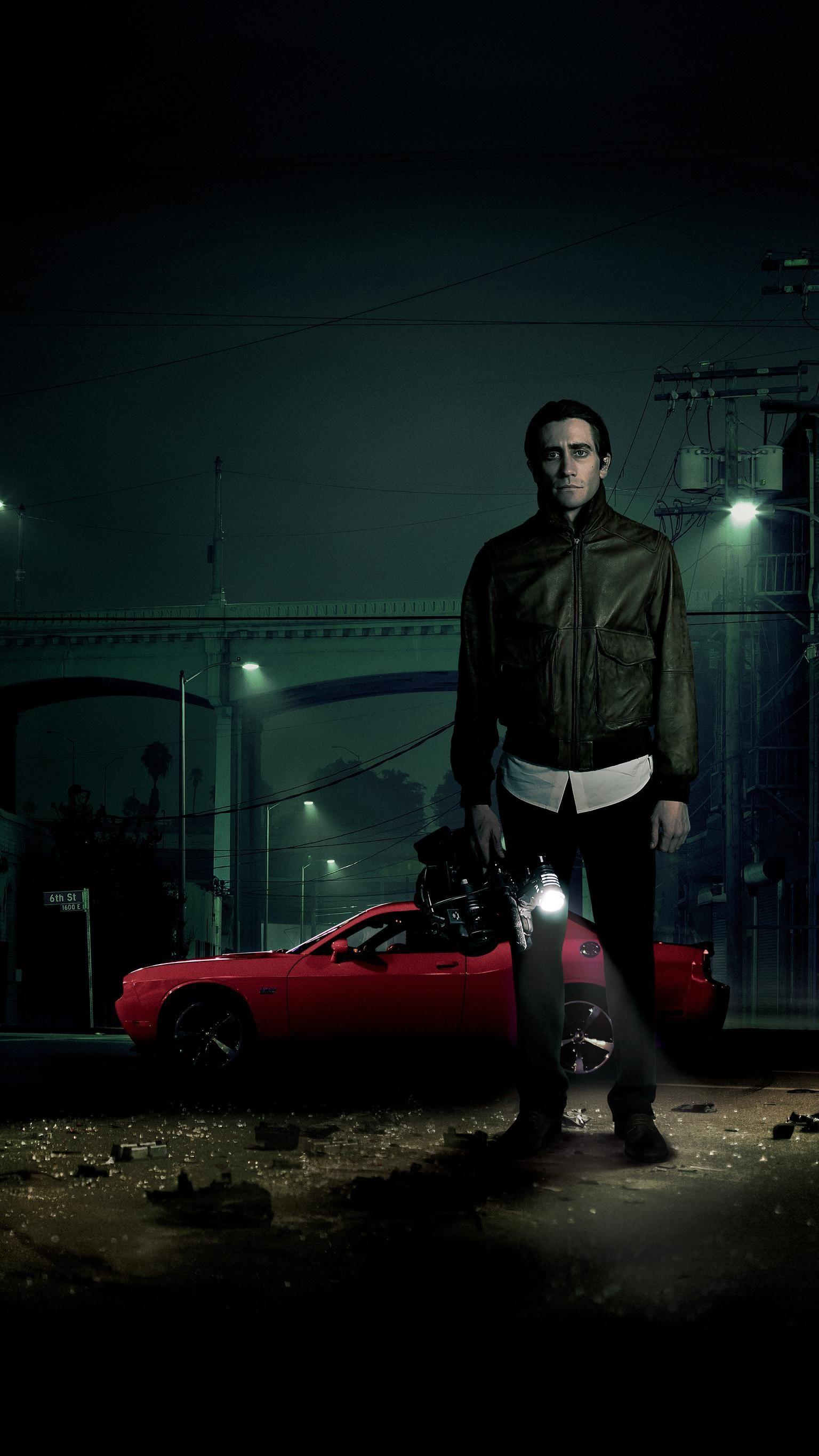 1536x2732 Nightcrawler (2014) Phone Wallpaper. Moviemania. Famous movie posters, Famous movies, Crime movie