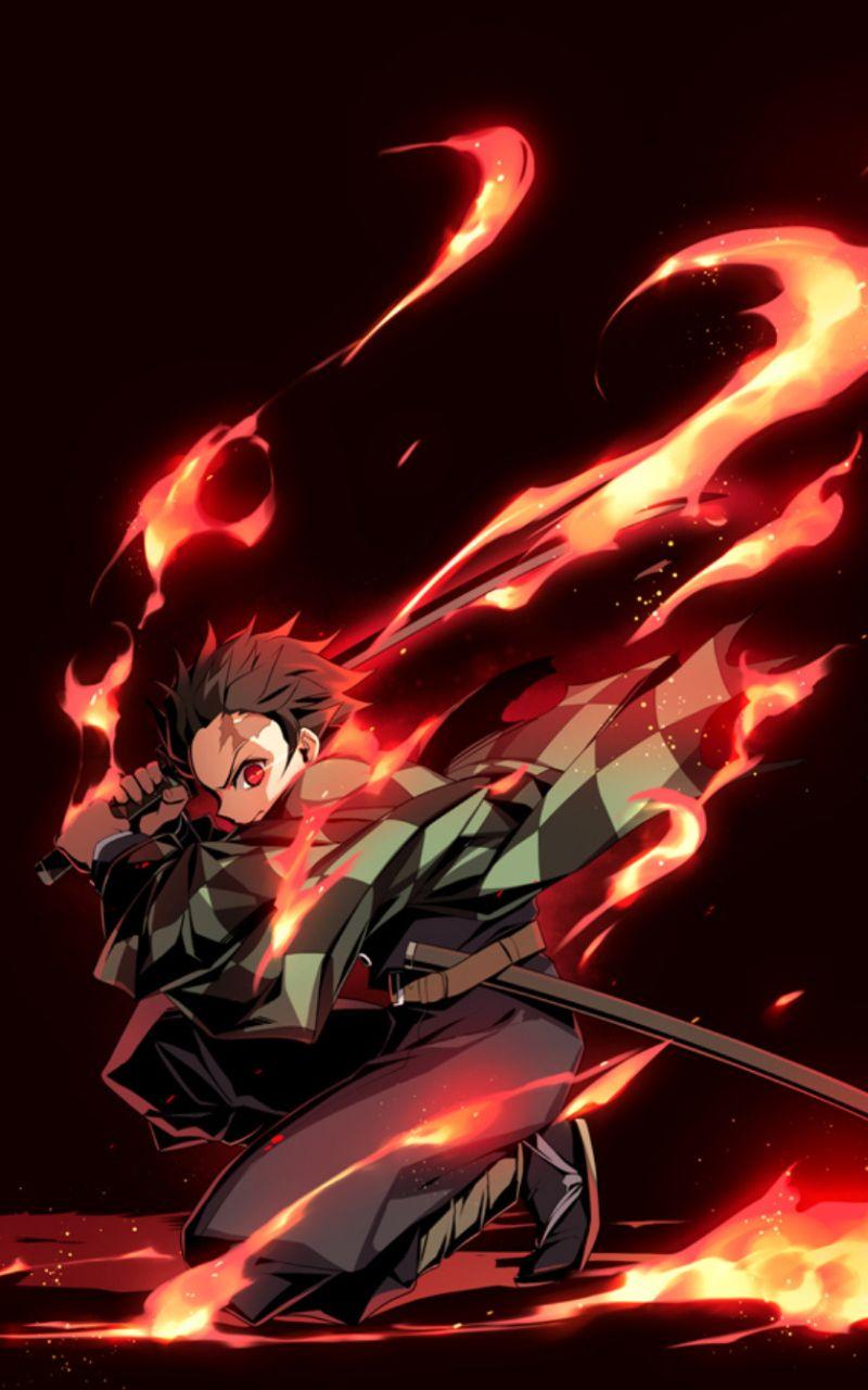 800x1280 Demon Slayer Mobile HD Wallpaper