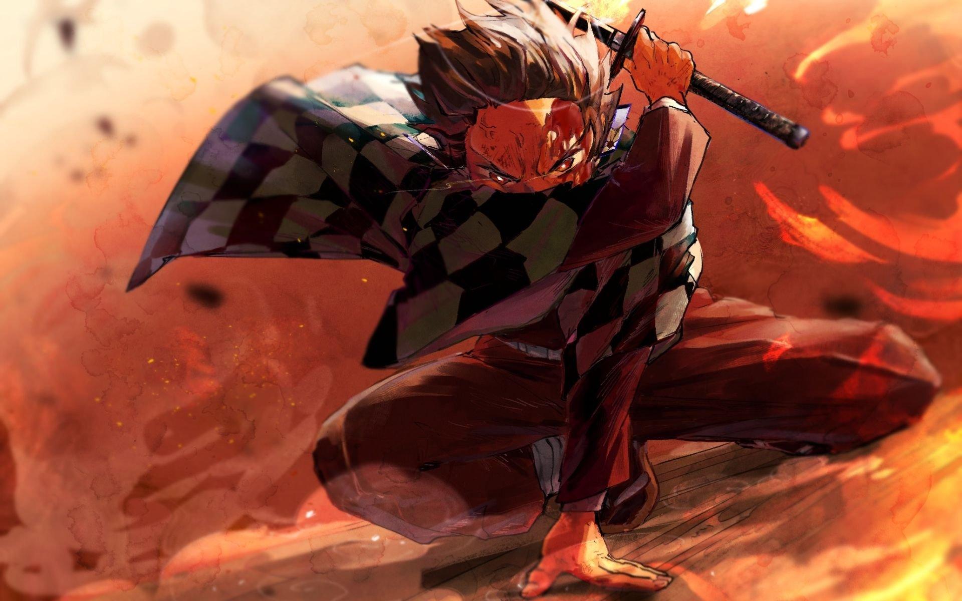 1920x1200 Anime Demon Slayer Manga Series Background HD Wallpaper 105424