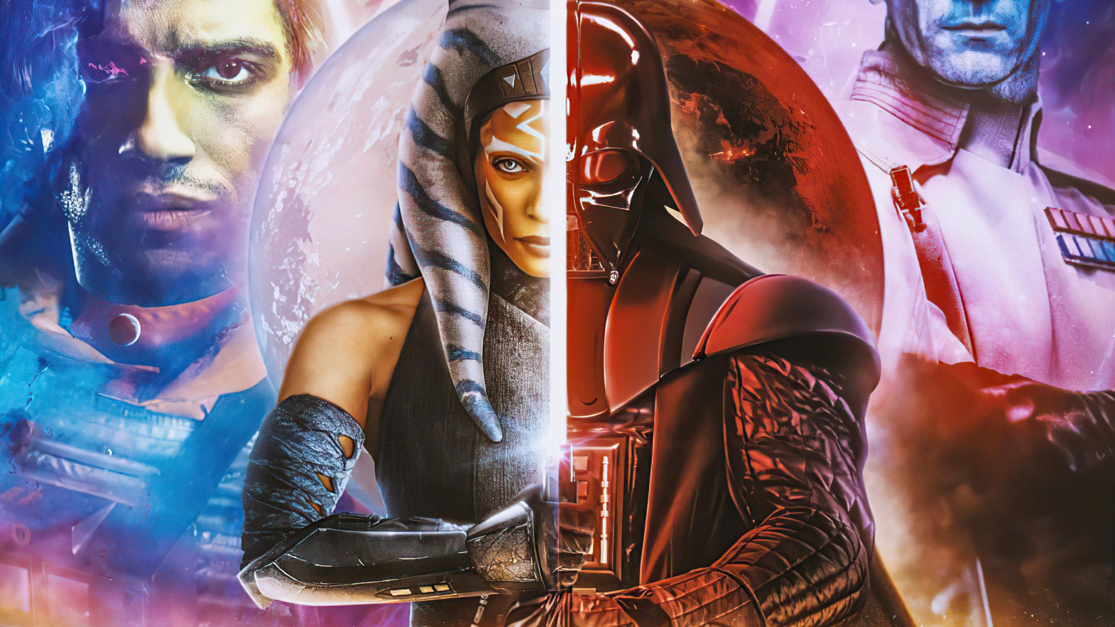 3566x2006 ahsoka, star wars, tv shows, disney, hd, 4k, artstation, ahsoka tano HD Wallpaper