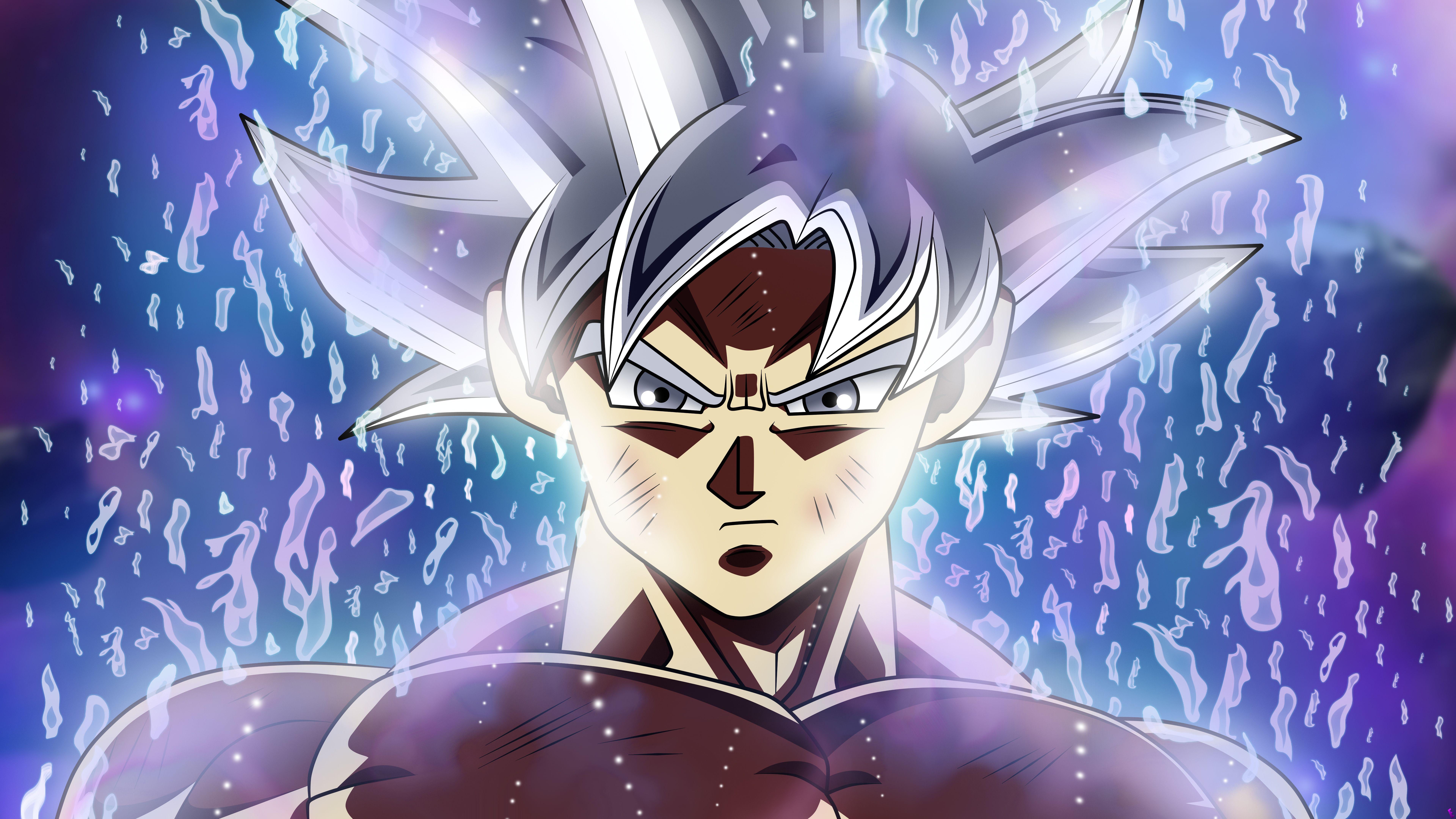 7680x4320 Complete Ultra Instinct Goku Wallpaper