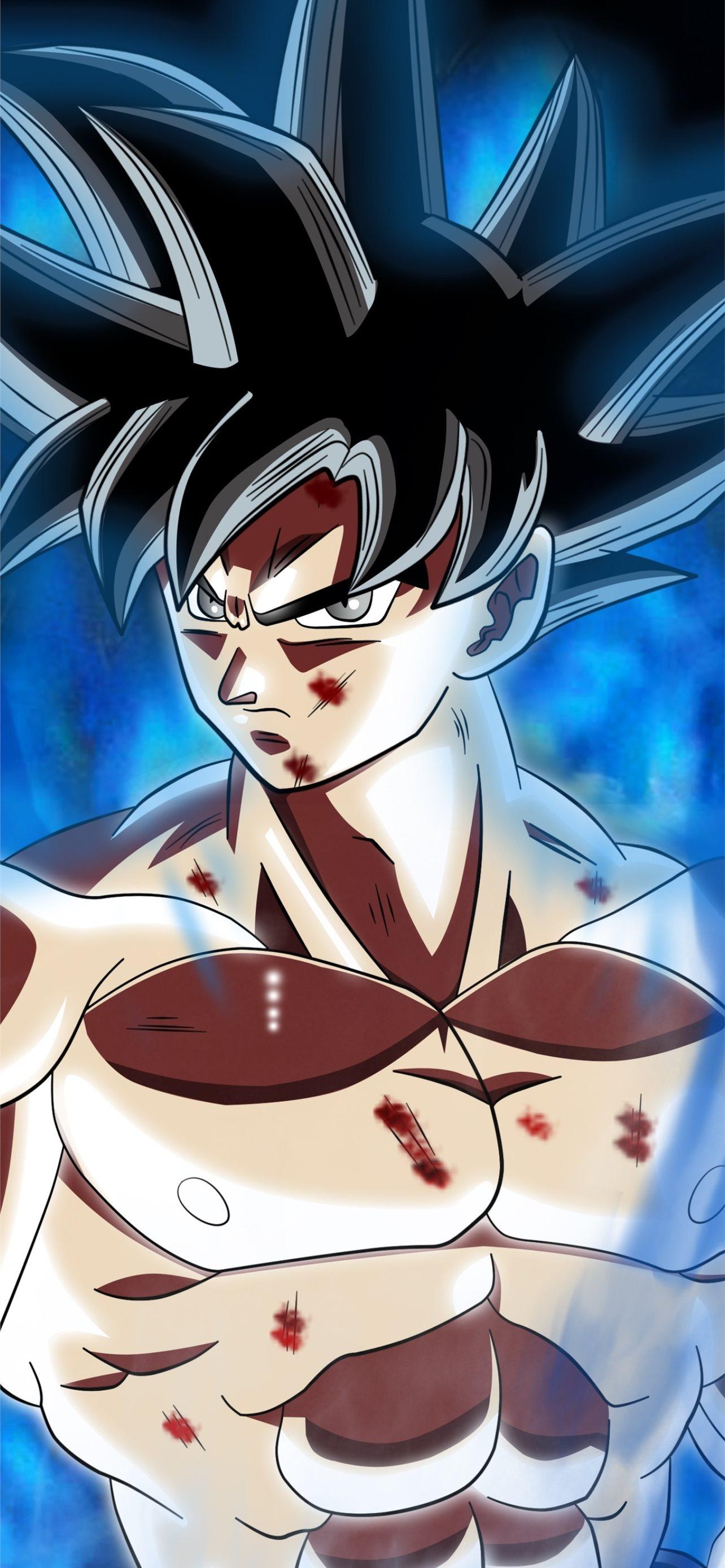 1284x2778 Goku Ultra Instinct Dragon Ball Resolution HD Anim. iPhone Wallpaper Free Download