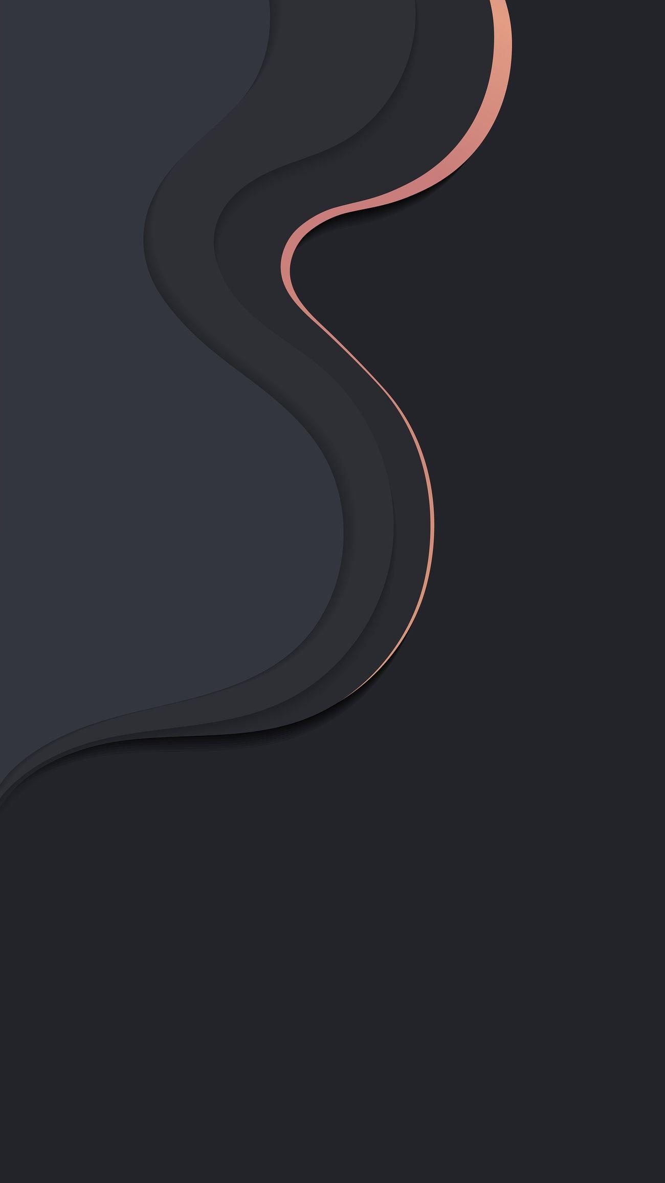 1300x2311 Abstract dark blue curve mobile