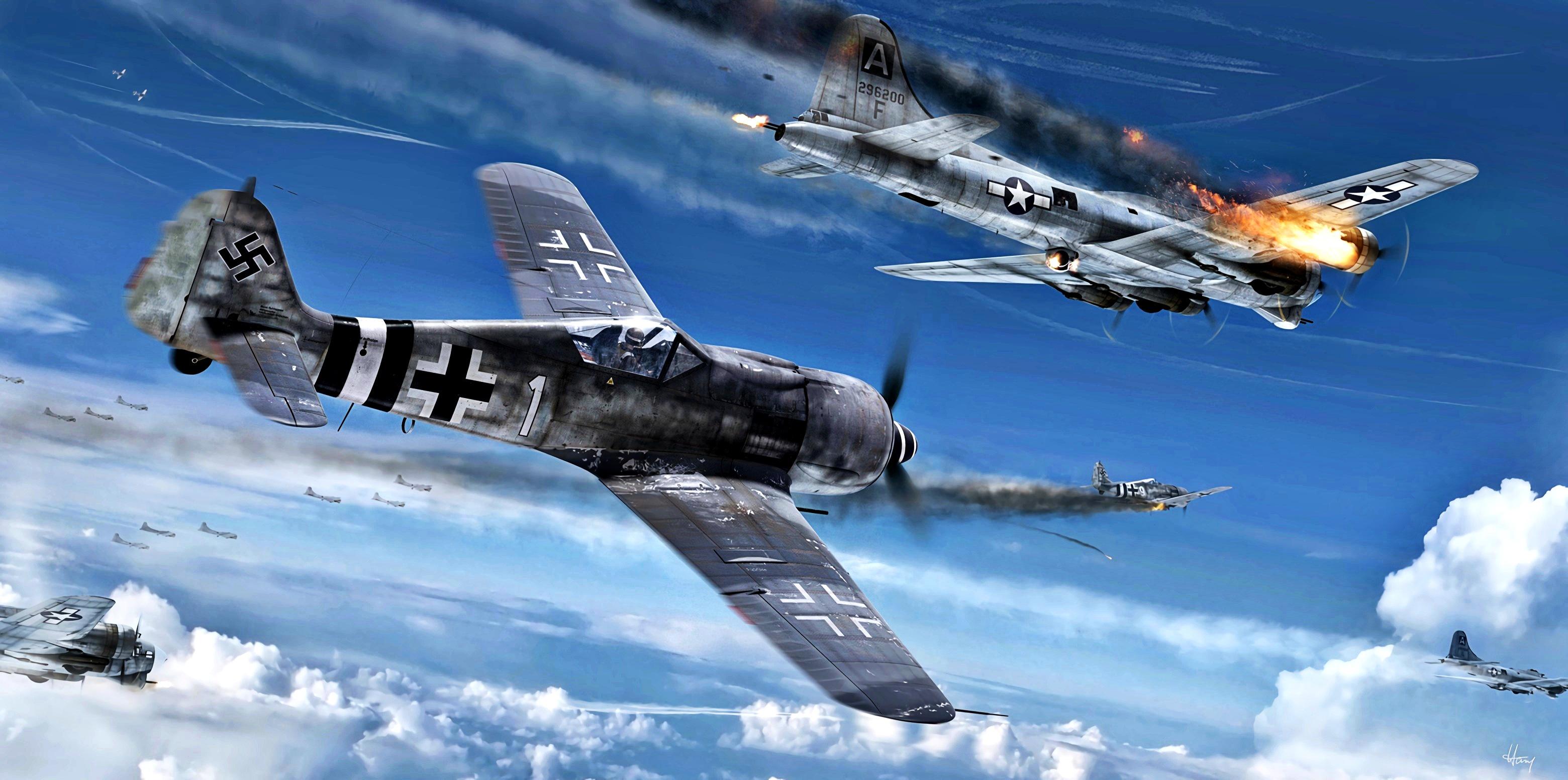 3120x1552 Focke Wulf Fw 190 HD Wallpaper