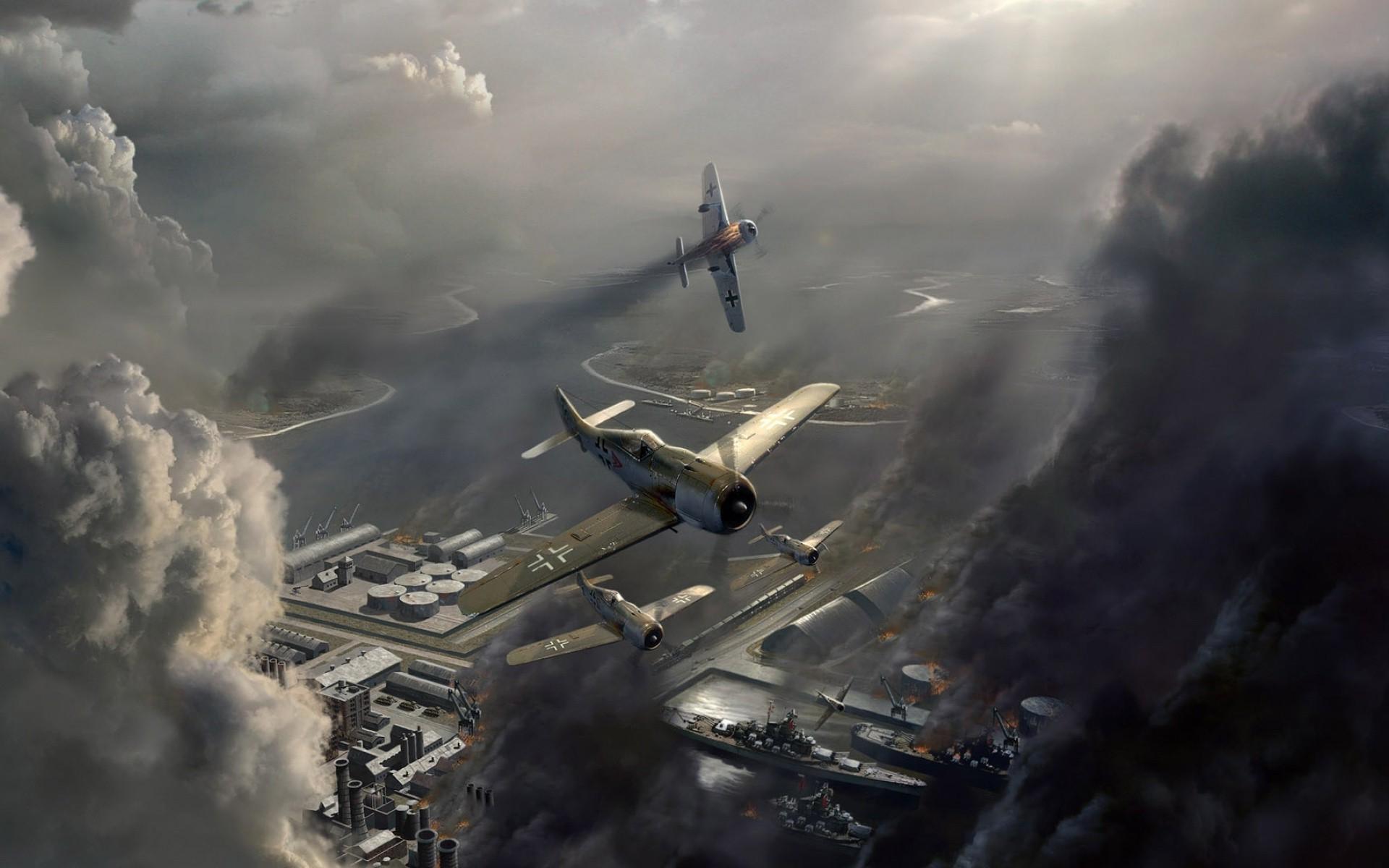 1920x1200 airplane, Video Games, Fw 190 Wallpaper HD / Desktop and Mobile Background