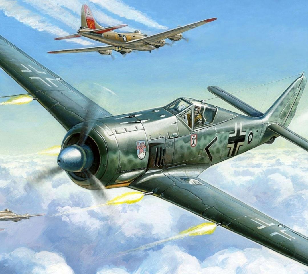 1080x960 Focke Wulf Fw 190 Wallpaper for Lenovo S720