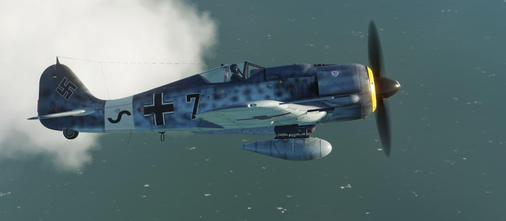 1637x714 FW190 A8 ultimate pack : One new Skin + Darker RLM cockpit