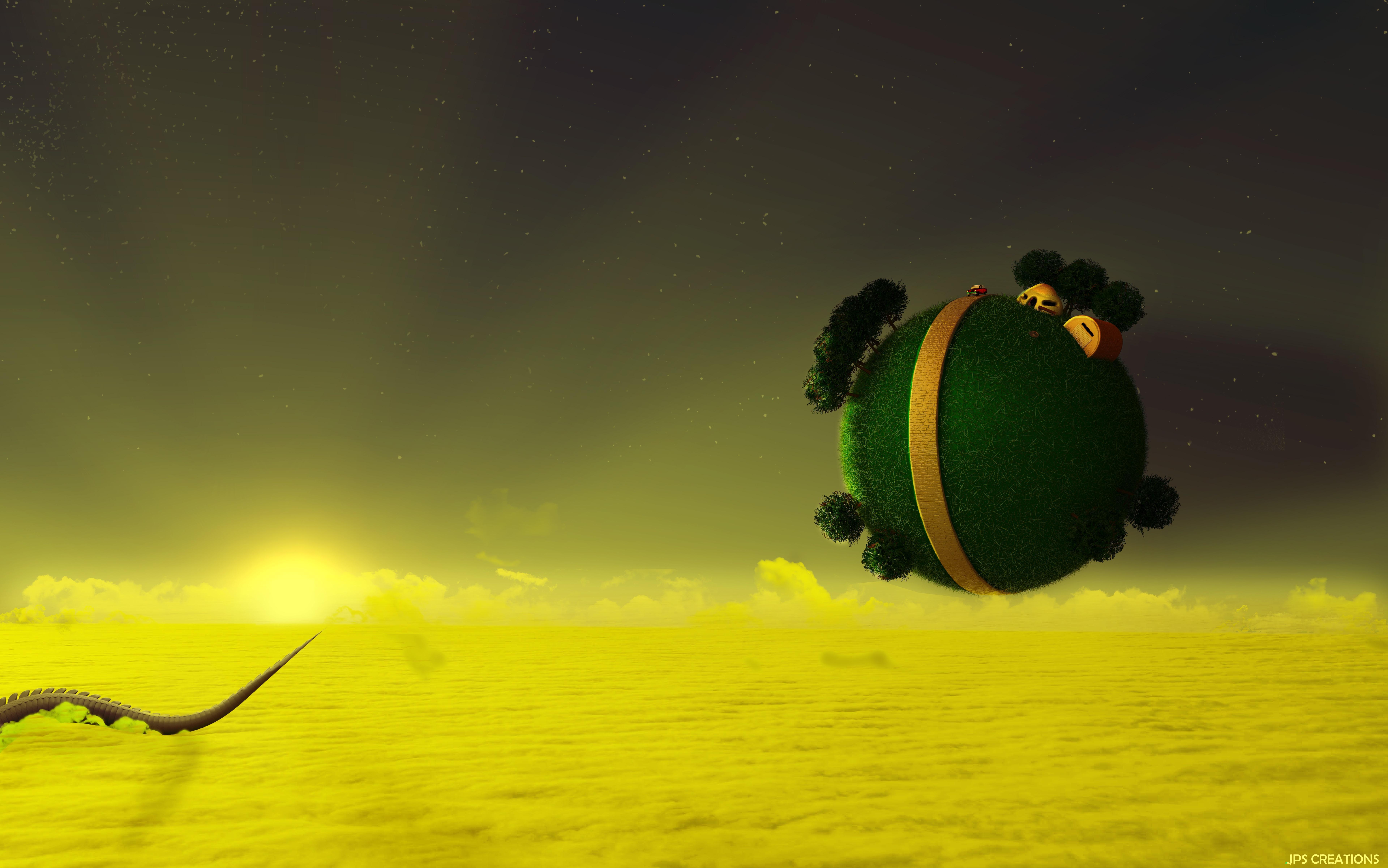 7680x4805 King kai's planet 8k Ultra HD Wallpaper