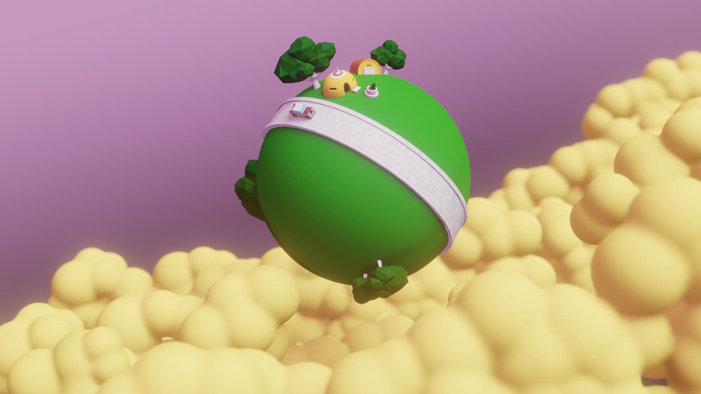 1440x810 My take on King Kai's planet in 3D