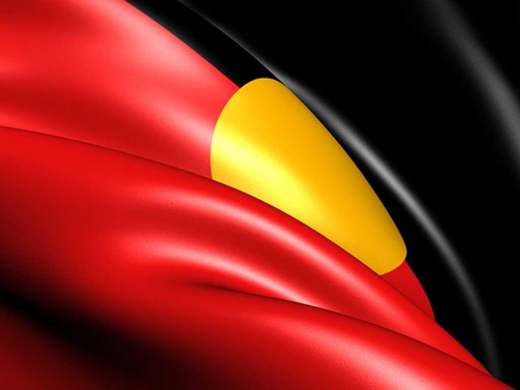 1024x768 Aboriginal flag stylised of the Inspector of Custodial Services