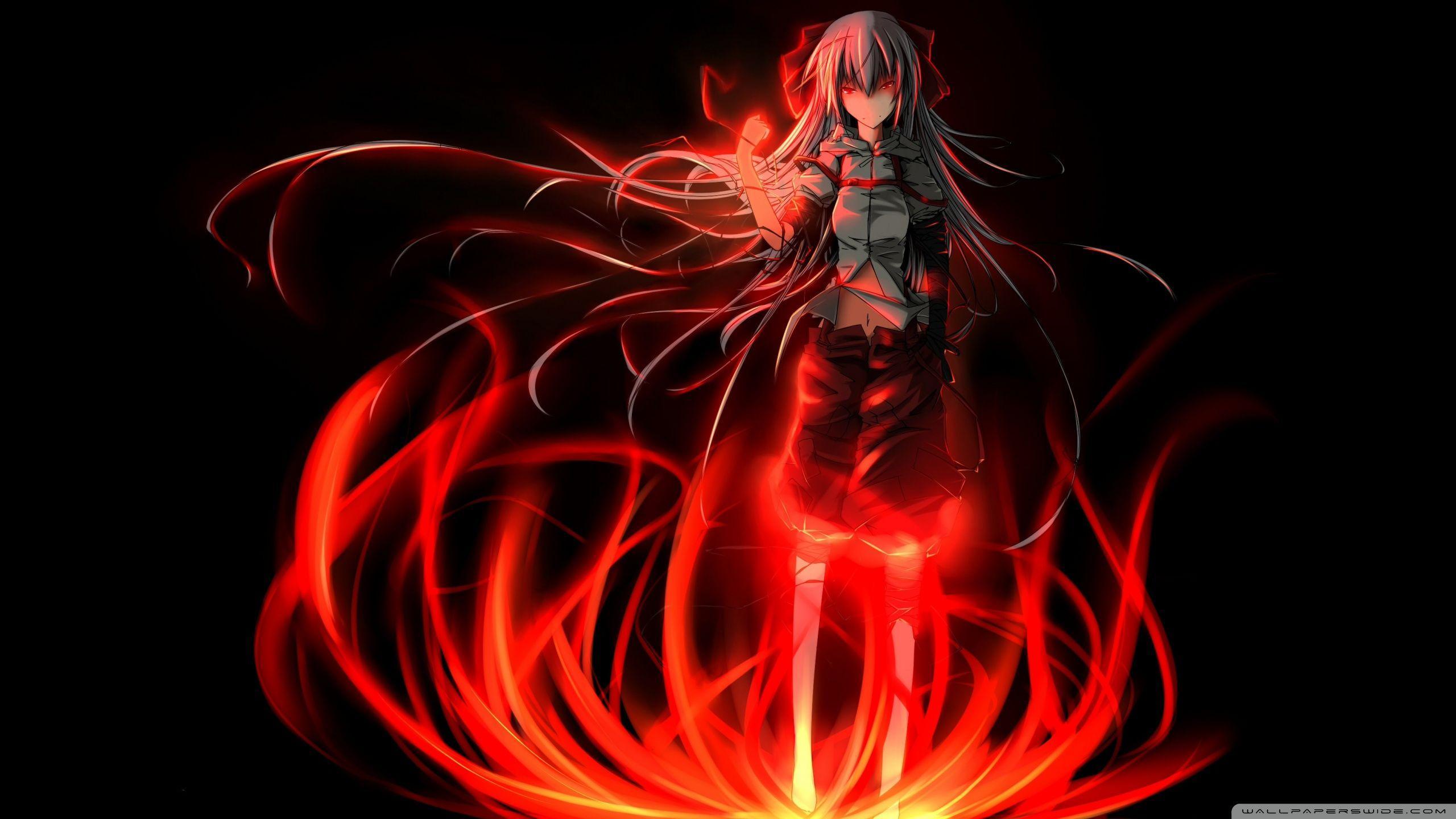2560x1440 Dark Anime HD Wallpaper