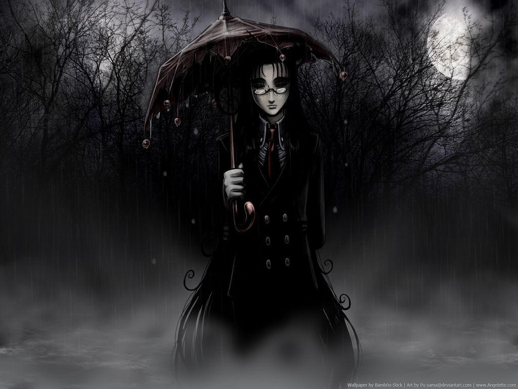 1024x768 Dark Creepy Anime Wallpaper, HD Dark Creepy Anime Background on WallpaperBat