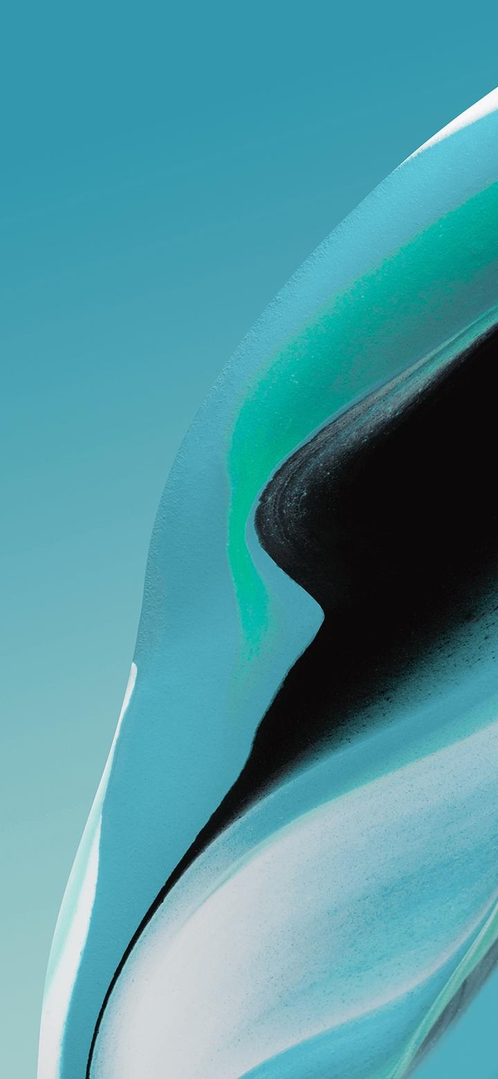 720x1560 Oppo Reno 2 Wallpaper Cyan Reno2 Wallpaper Download