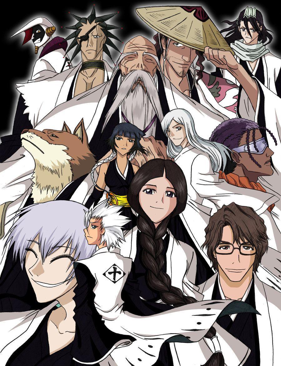 900x1170 *13 Court Guard Squads ✠ Bleach* ideas. bleach, bleach anime, bleach captains
