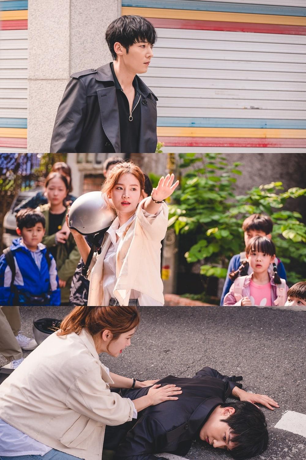 1000x1500 Park Ju Hyun Hilariously Knocks Choi Jin Hyuk Down In Upcoming Drama “Zombie Detective”