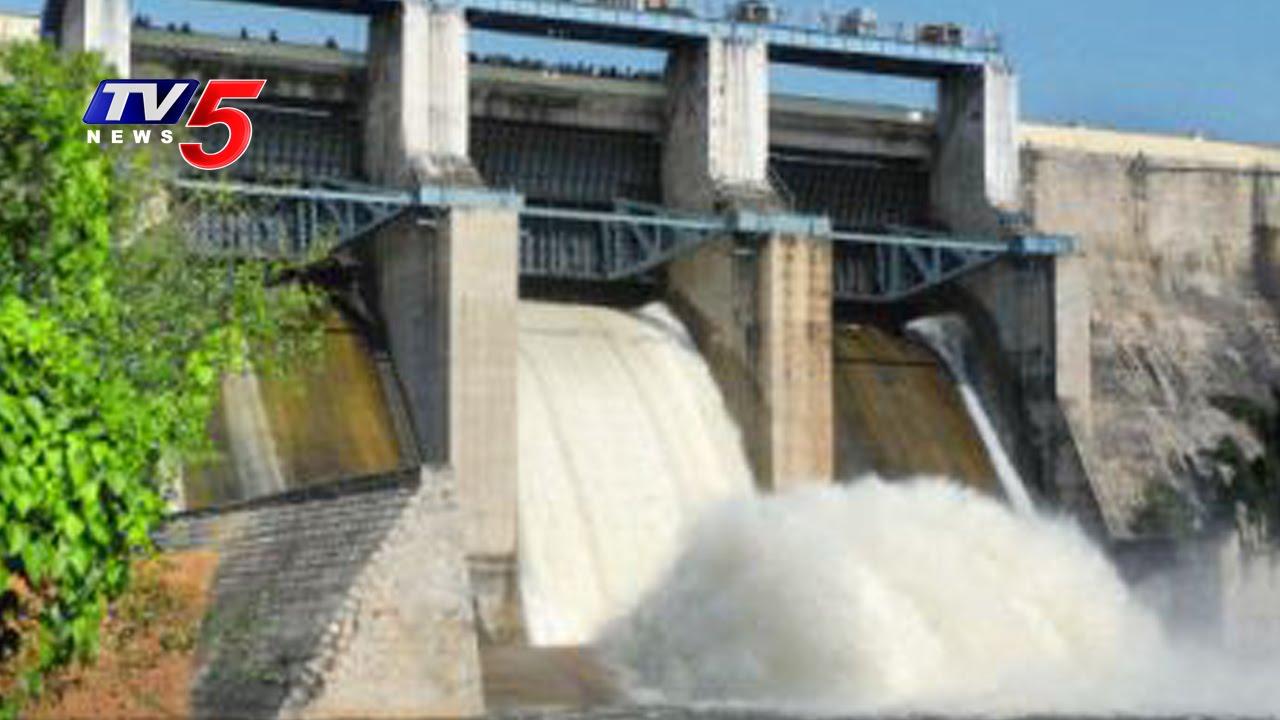 1280x720 Heavy Water Inflow To Kalyani Dam in Tirupati. Major Rainfall In AP