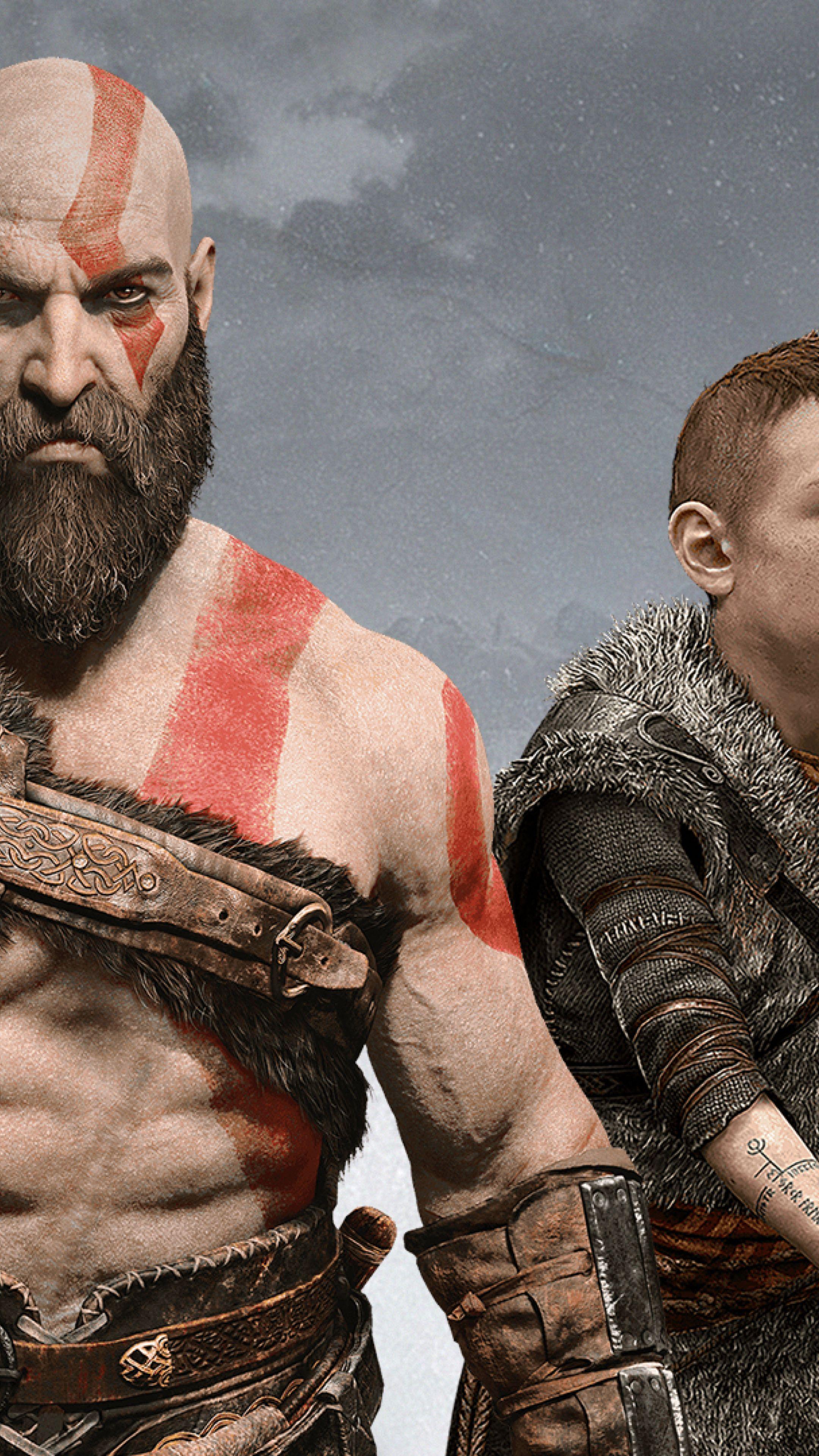 2160x3840 Download Atreus Kratos God Of War 2018 1024x600 Resolution, Full HD