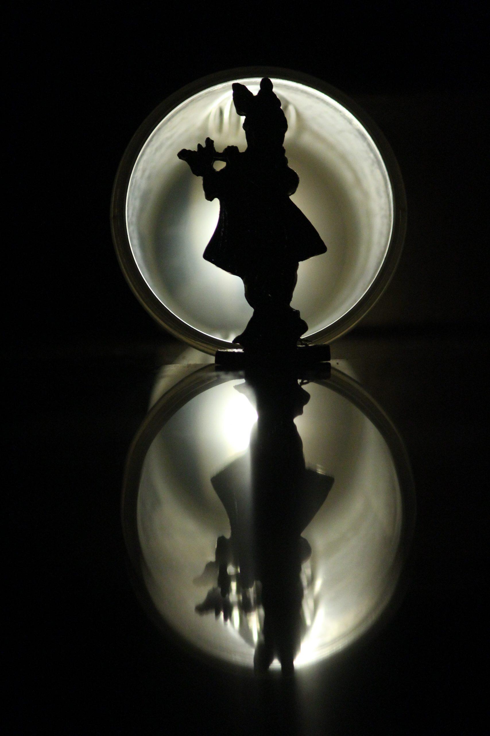 1707x2560 Lord Krishna statue in darkness Image by Sanjay C on