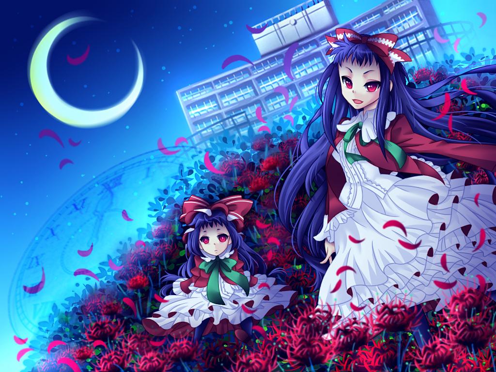 1024x768 Odoru Higanbana no Saku Yoru ni Anime Image Board