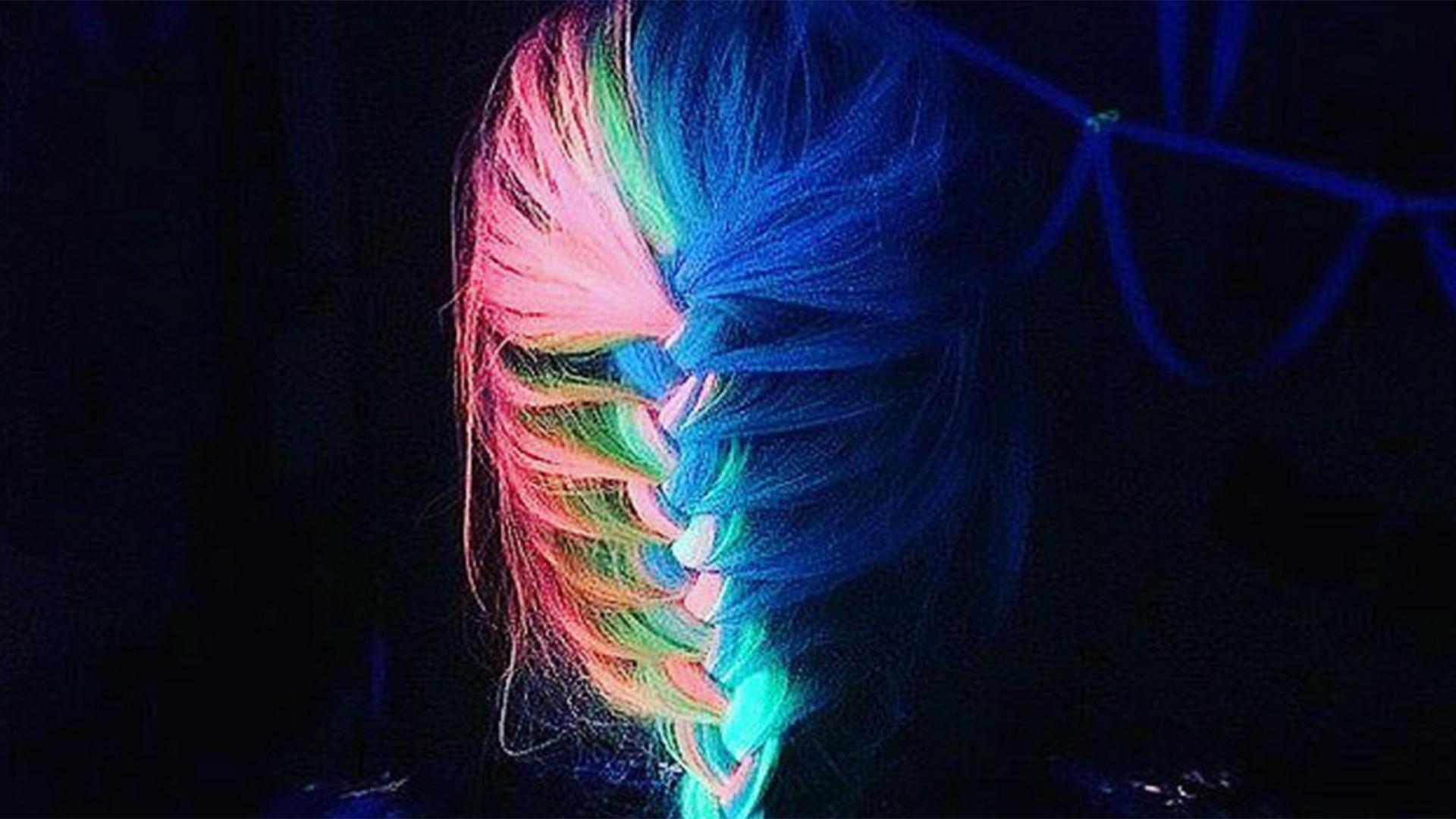 1920x1080 Glow In The Dark Rainbow Hair Is The Latest Wacky Trend