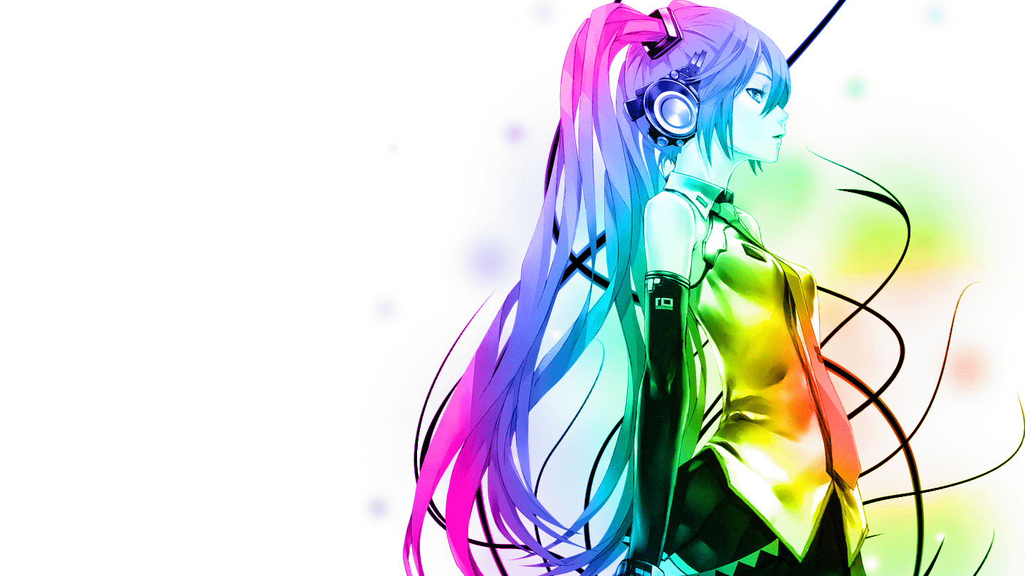 1440x810 Miku Rainbow