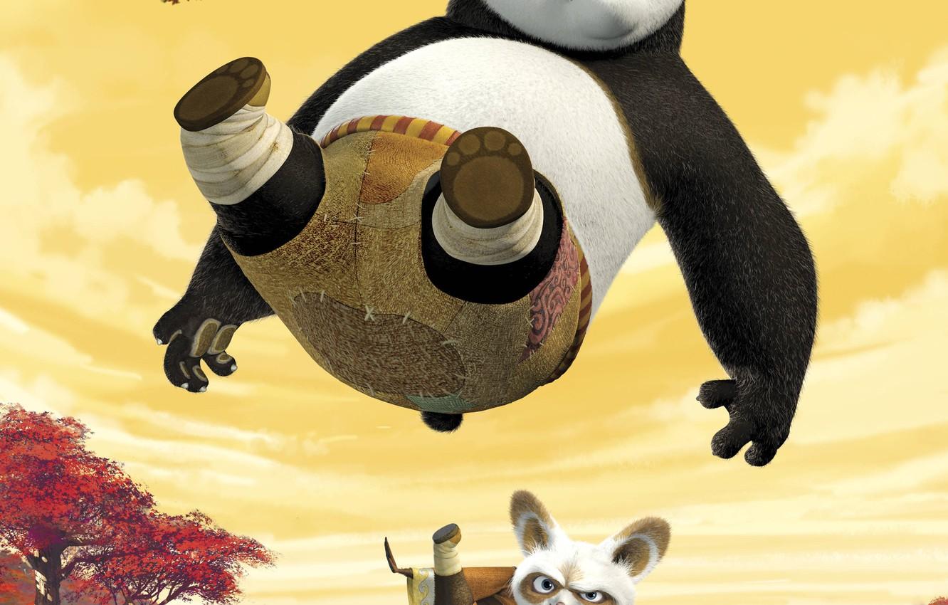 1332x850 Wallpaper Panda, Kung Fu, Master Shifu image for desktop, section фильмы