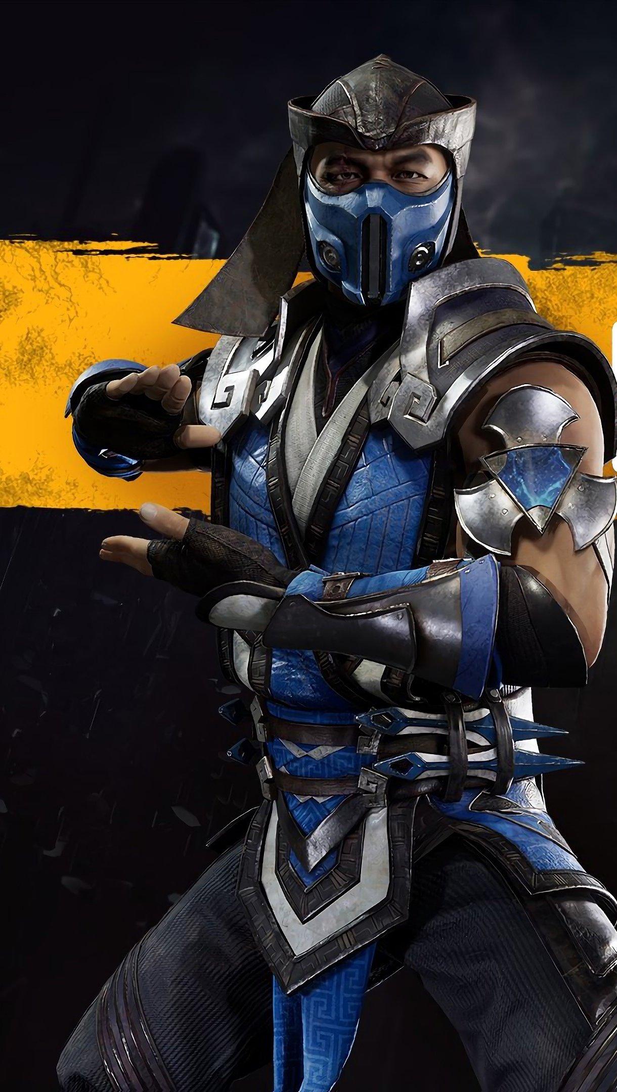 1220x2160 Sub Zero of Mortal Kombat Wallpaper 4k Ultra HD