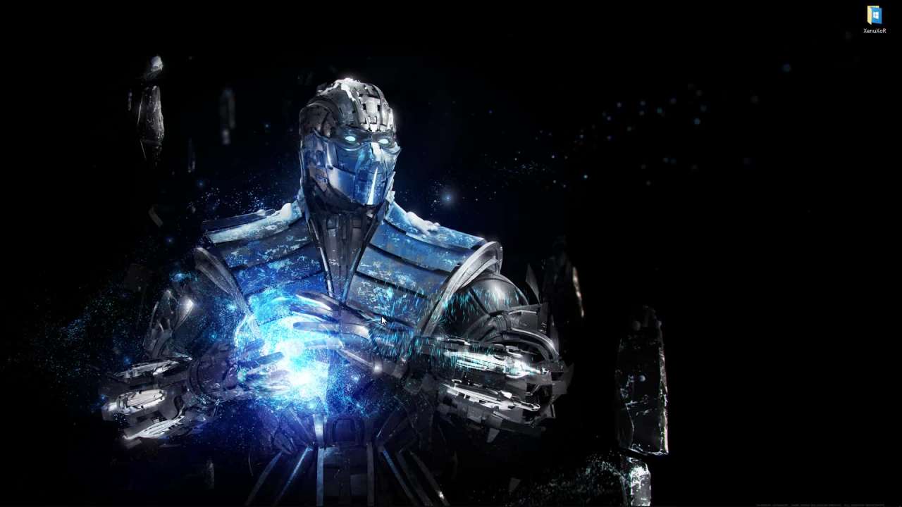 1280x720 Sub Zero From Mortal Kombat Live Wallpaper On Desktop
