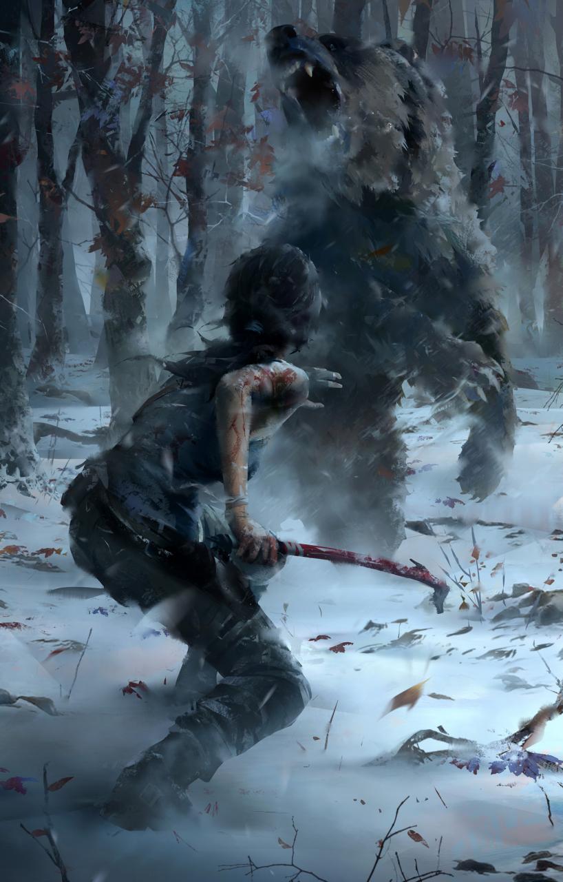 818x1280 Rise Of The Tomb Raider Android Wallpaper Is 4K Wallpaper