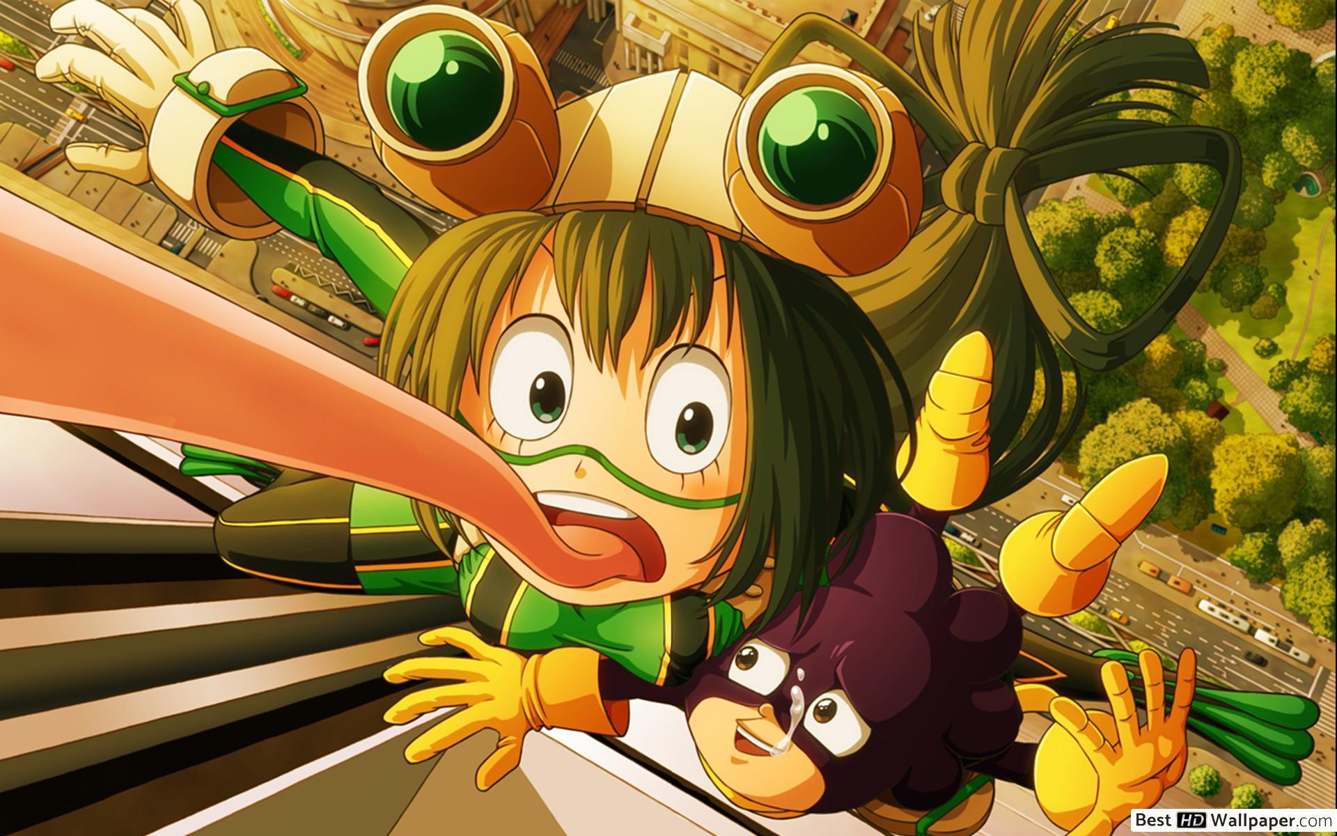 1920x1200 frog girl and mineta