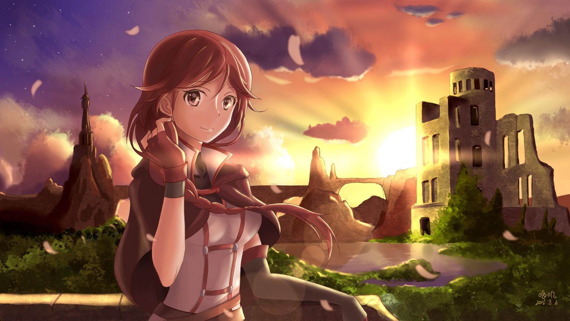 1920x1080 Desktop Wallpaper Yume, Hai To Gensou No Grimgar, Anime Girl, HD Image, Picture, Background, R5v4ip