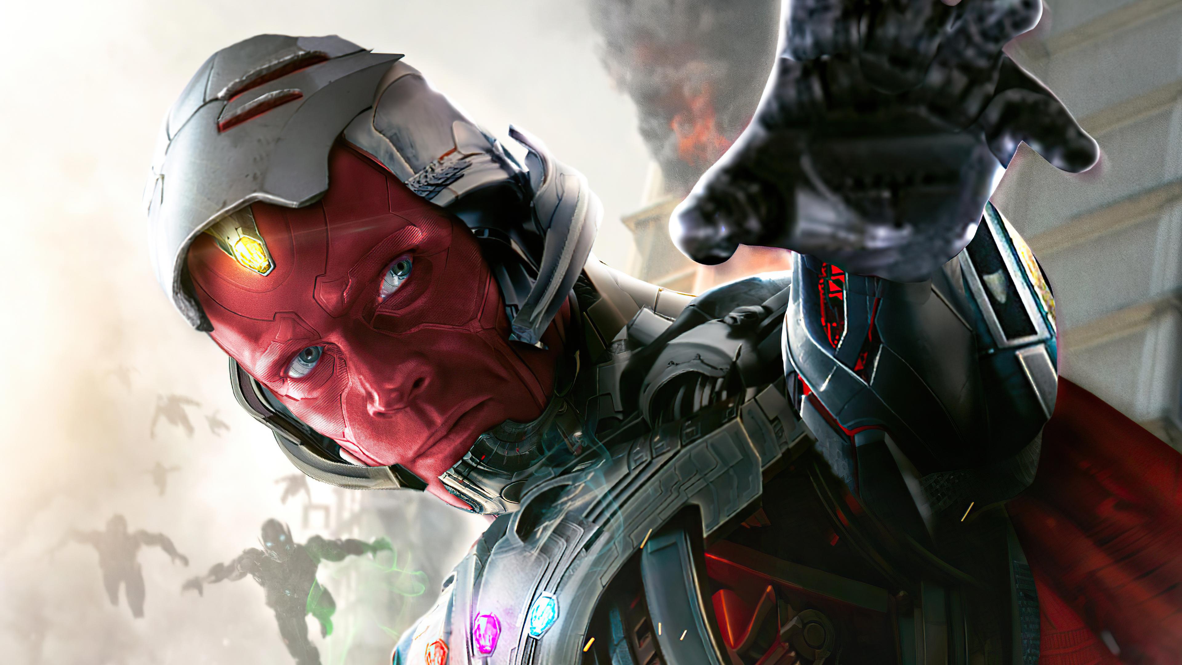3840x2160 What If Vision Ultron, HD Tv Shows, 4k Wallpaper, Image, Background, Photo and Picture