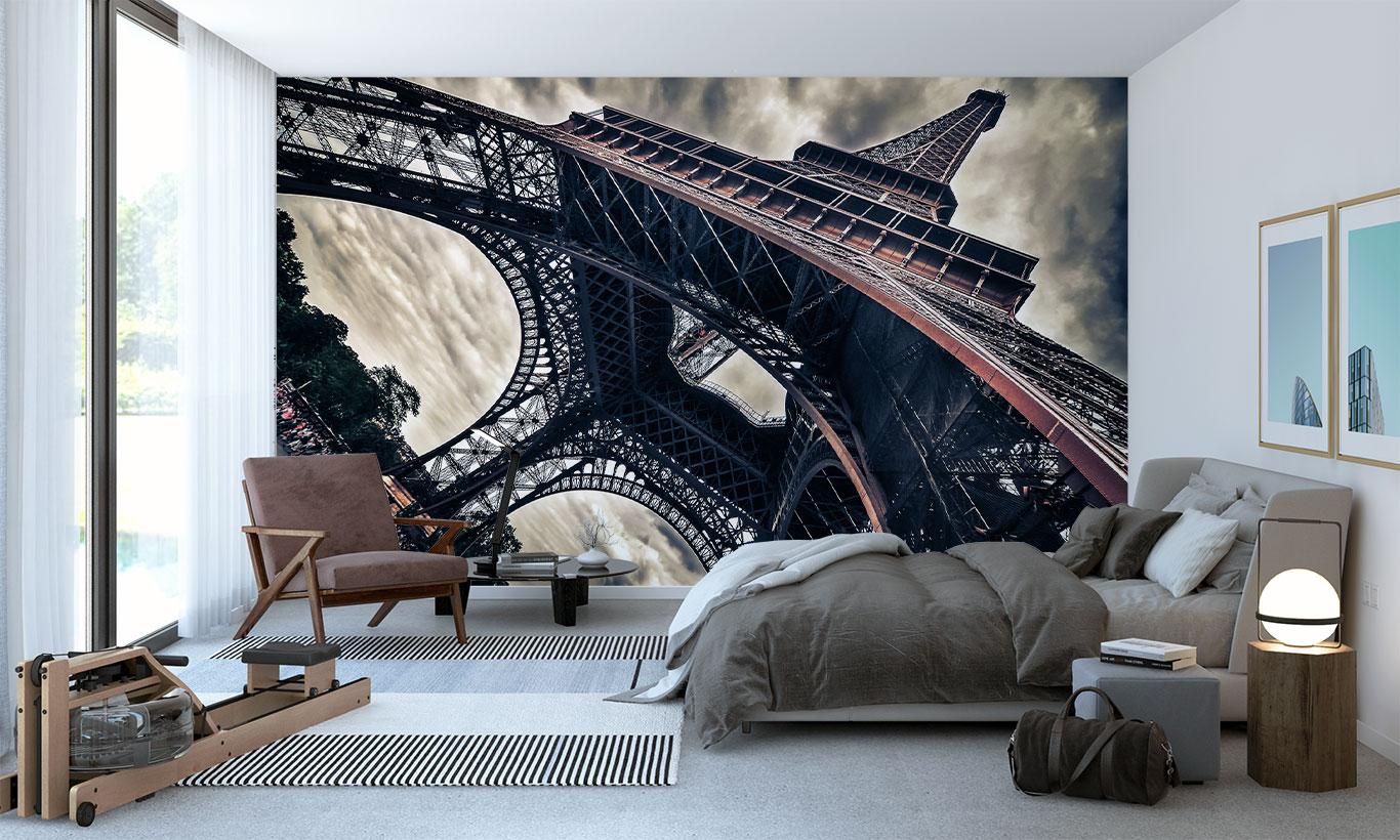 1366x820 Black & White Office Wall Murals