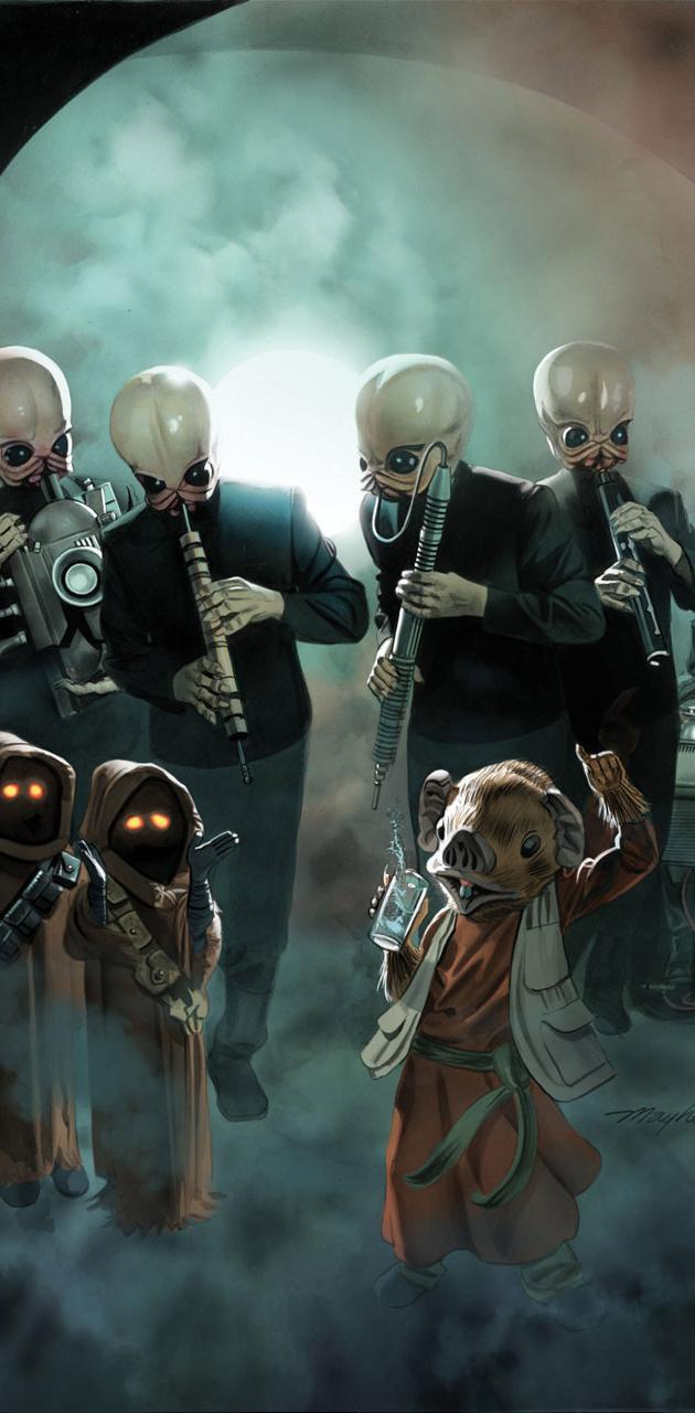 630x1280 Cantina Band wallpaper