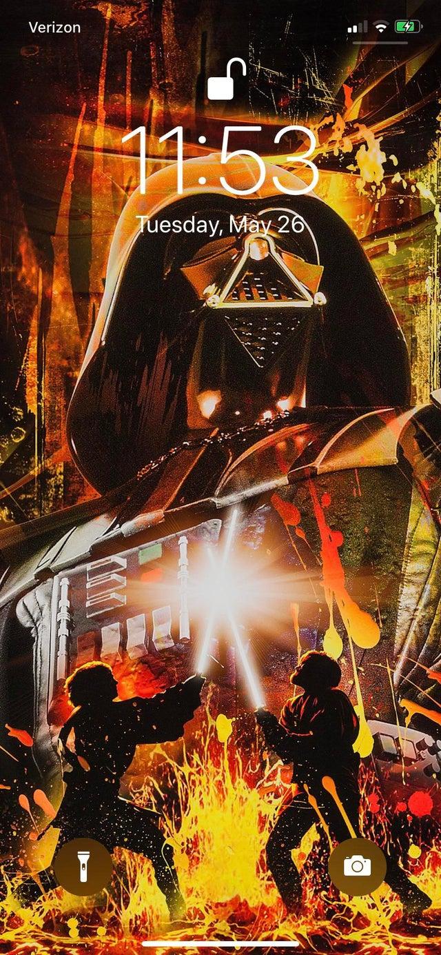 640x1385 Absolutely Lovin' My iPhone Wallpaper! Revenge of the Sith!