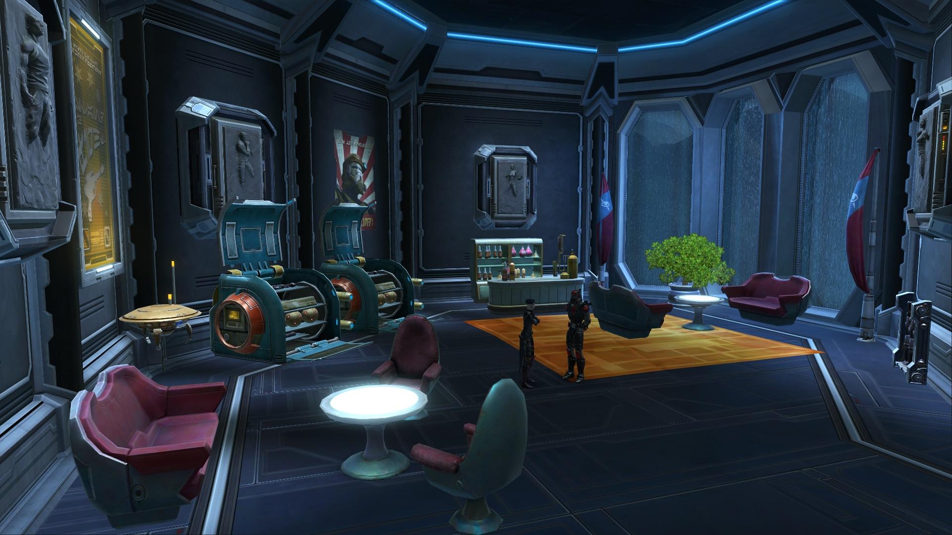 1920x1080 TOR Decorating. Darek's Cantina Explosivo Bastion (SWTOR)