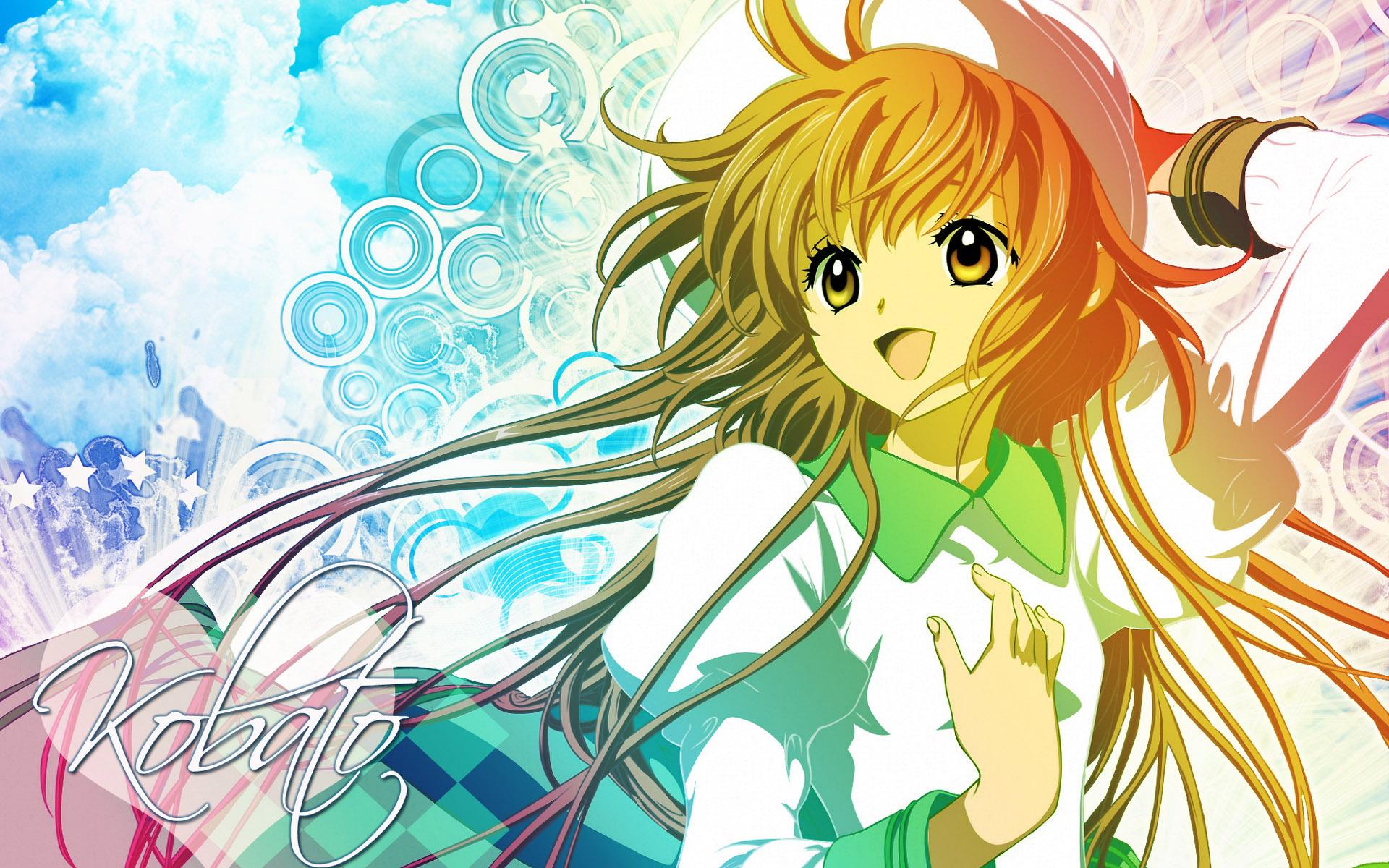1920x1200 Anime Girl With Brown Hair HD wallpaper