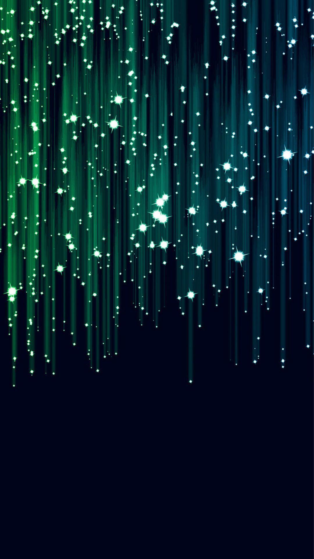 1080x1920 Glittering Meteor Shower Star Dark Pattern #iPhone #plus