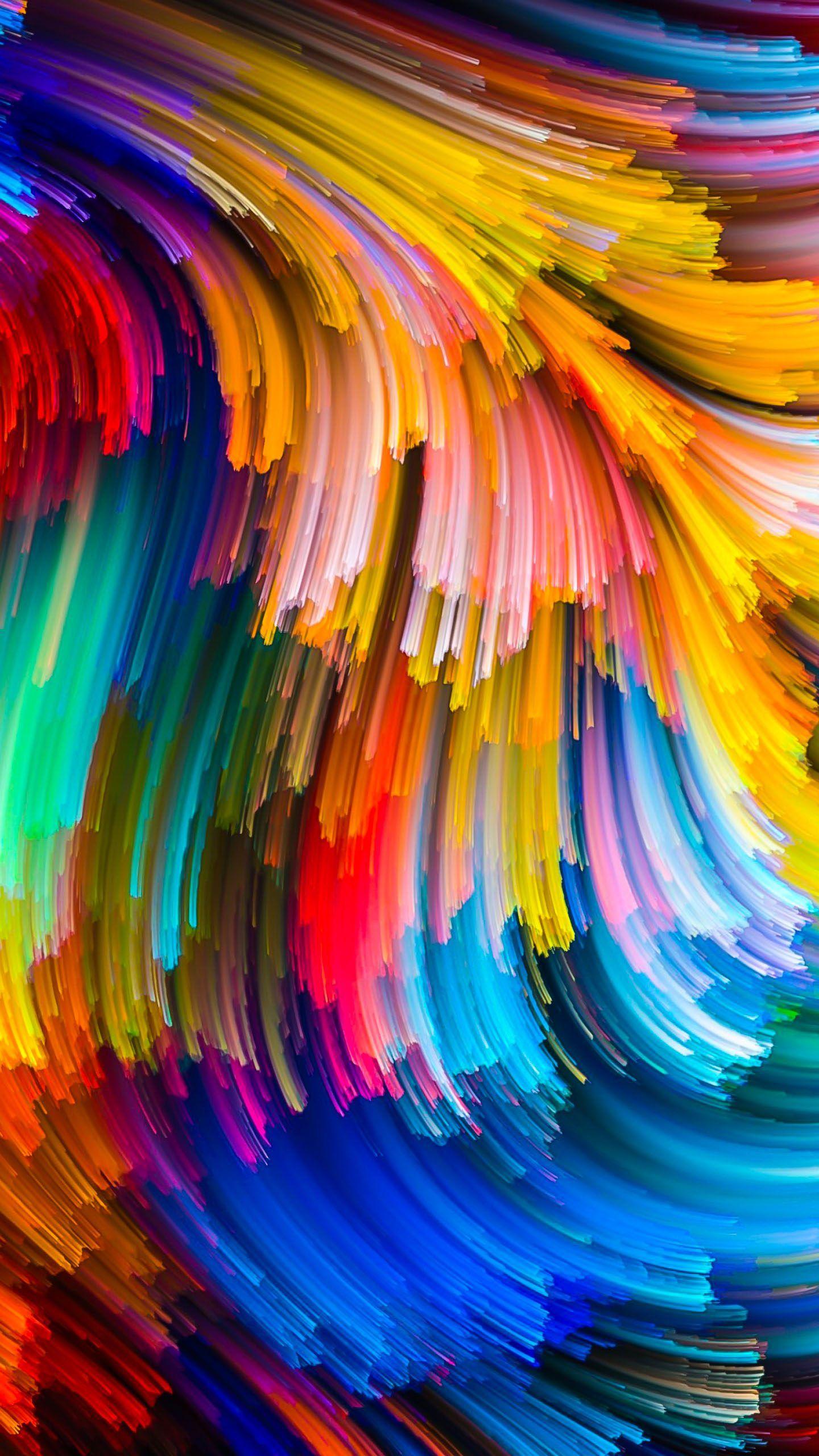 Paint Wallpaper  Colorful wallpaper Rainbow wallpaper Painting wallpaper